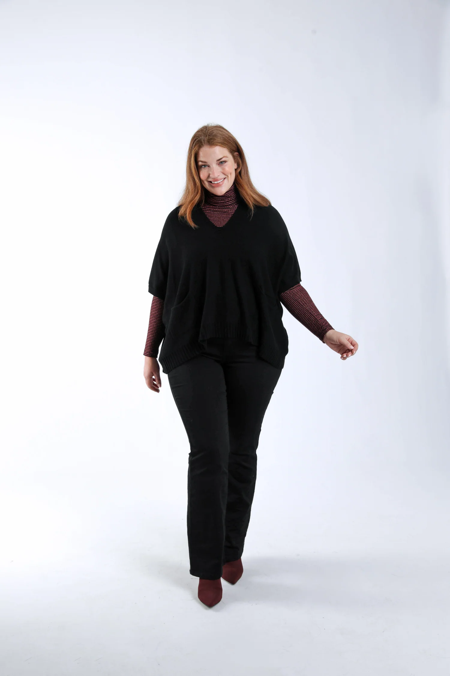 Pull court uni en viscose - Image 6