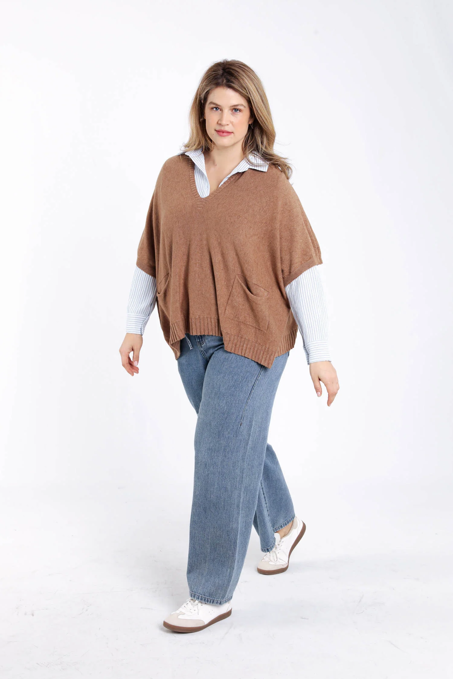Pull court uni en viscose - Image 9