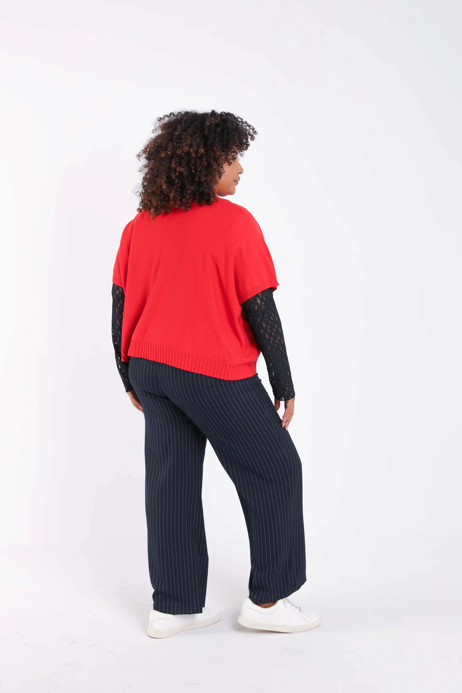 Pull court uni en viscose - Image 2