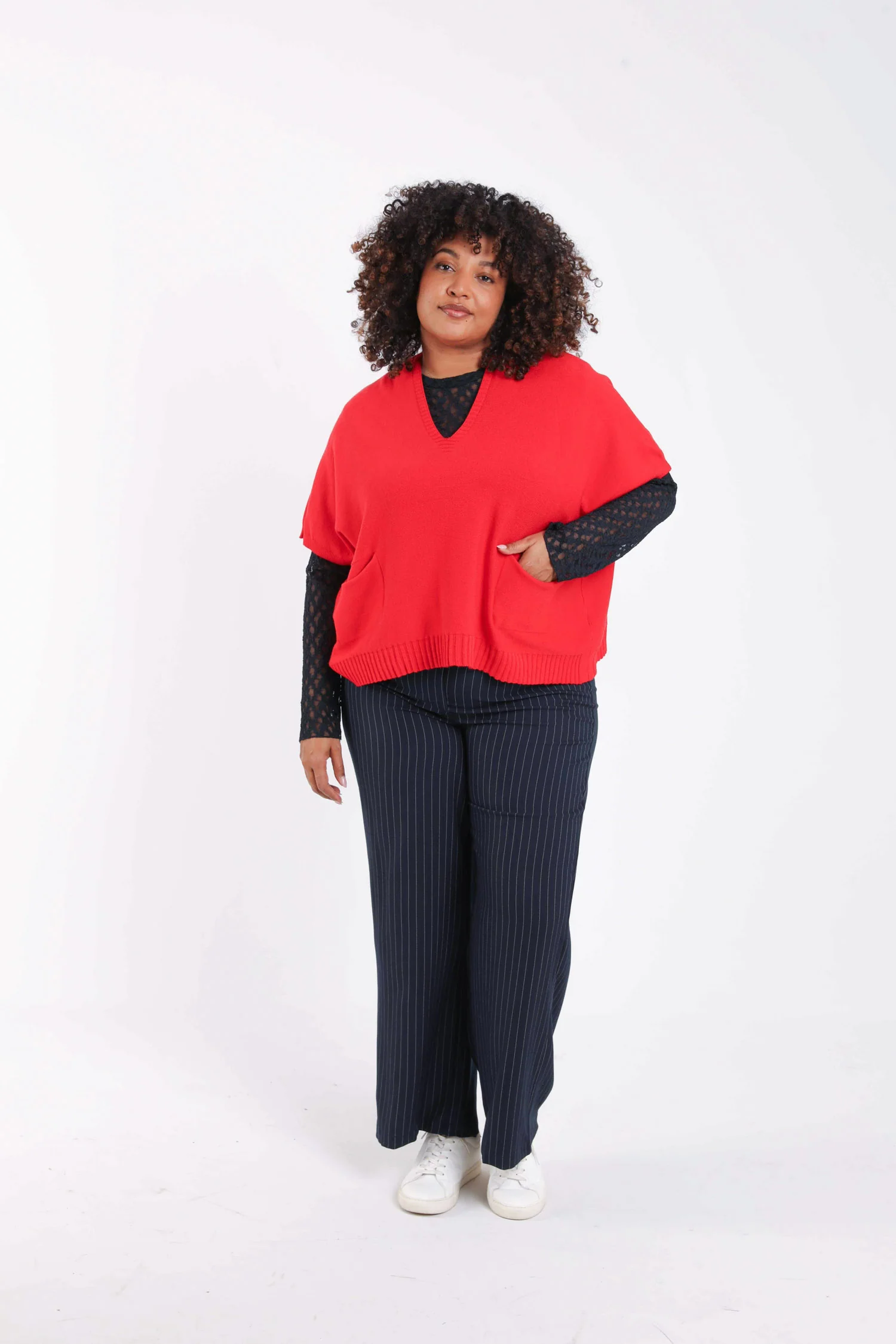 Pull court uni en viscose - Image 7