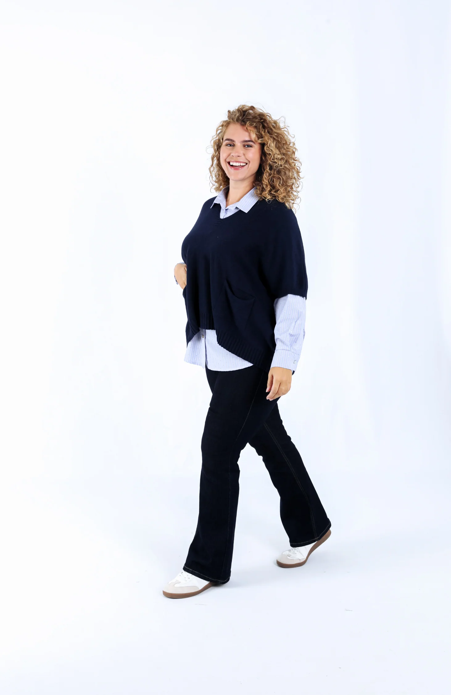 Pull court uni en viscose - Image 6