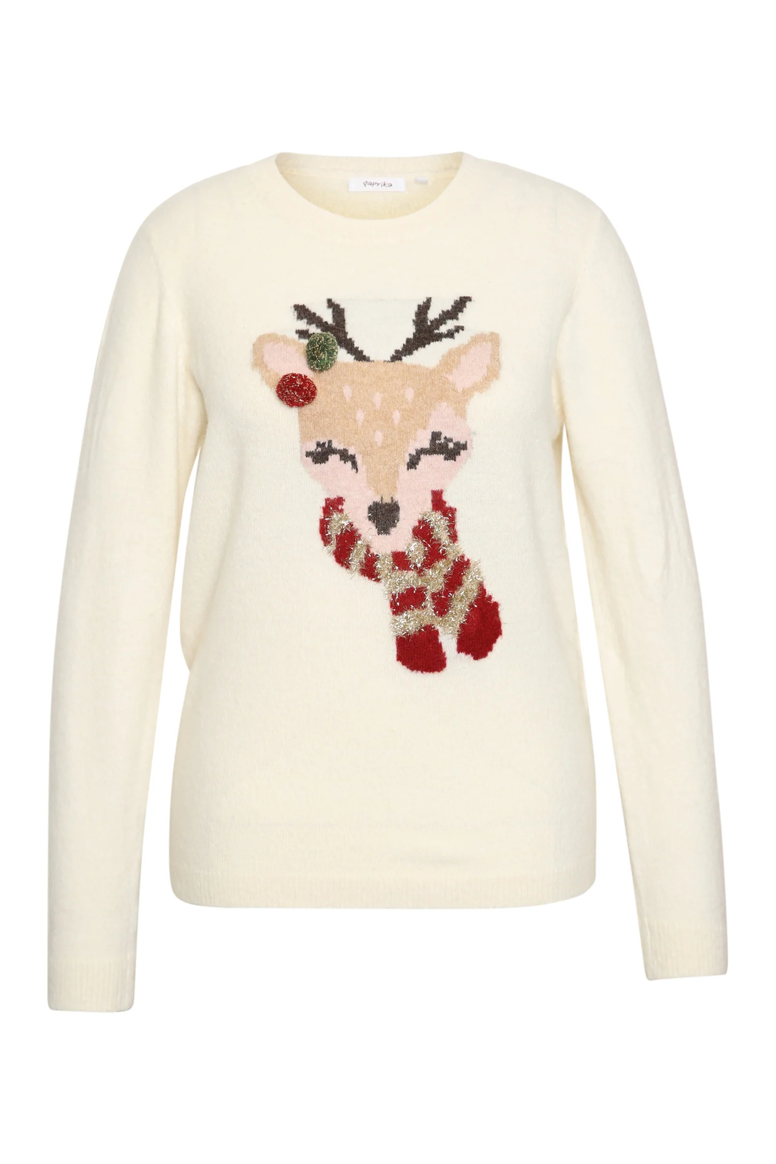 Pull de Noël dessin biche - Image 7