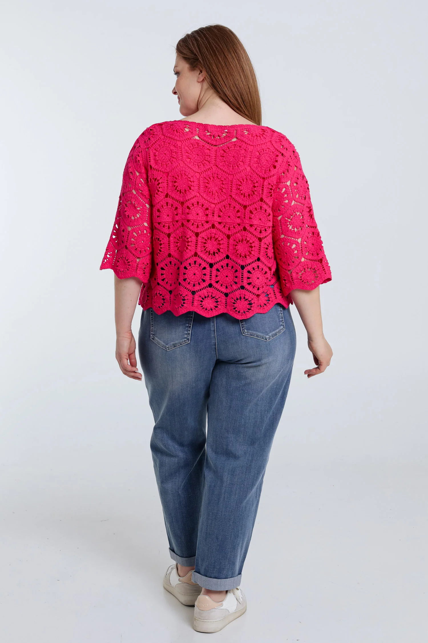 Pull en crochet uni - Image 13