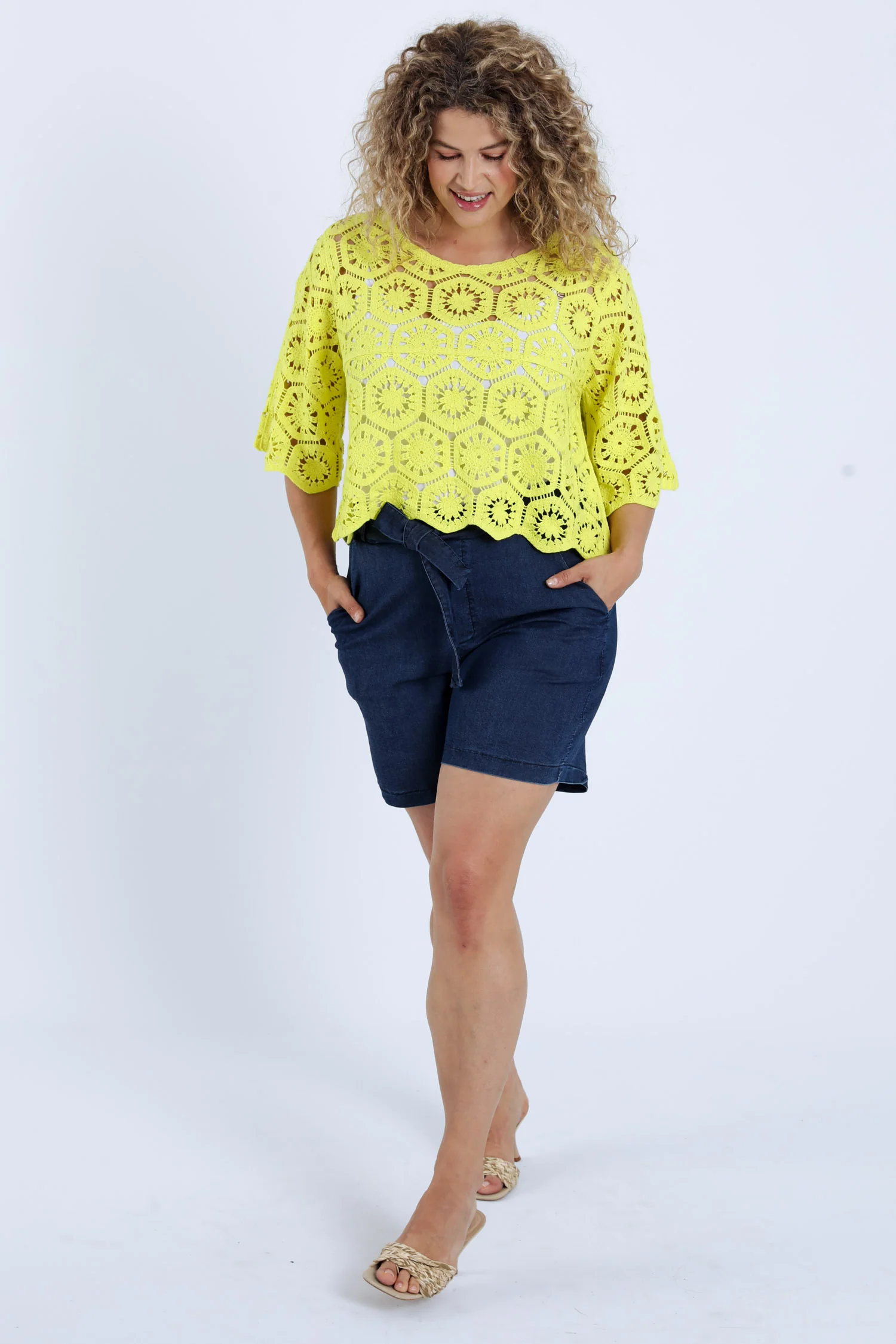 Pull en crochet uni - Image 40