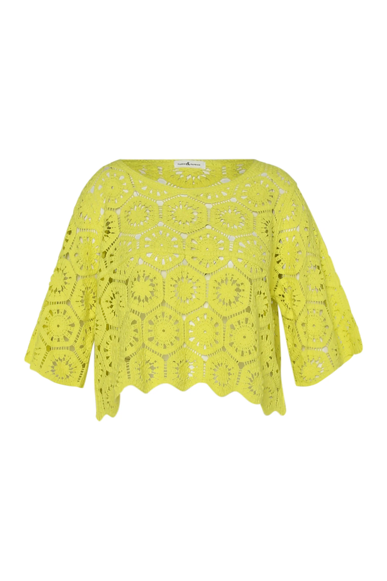 Pull en crochet uni - Image 43