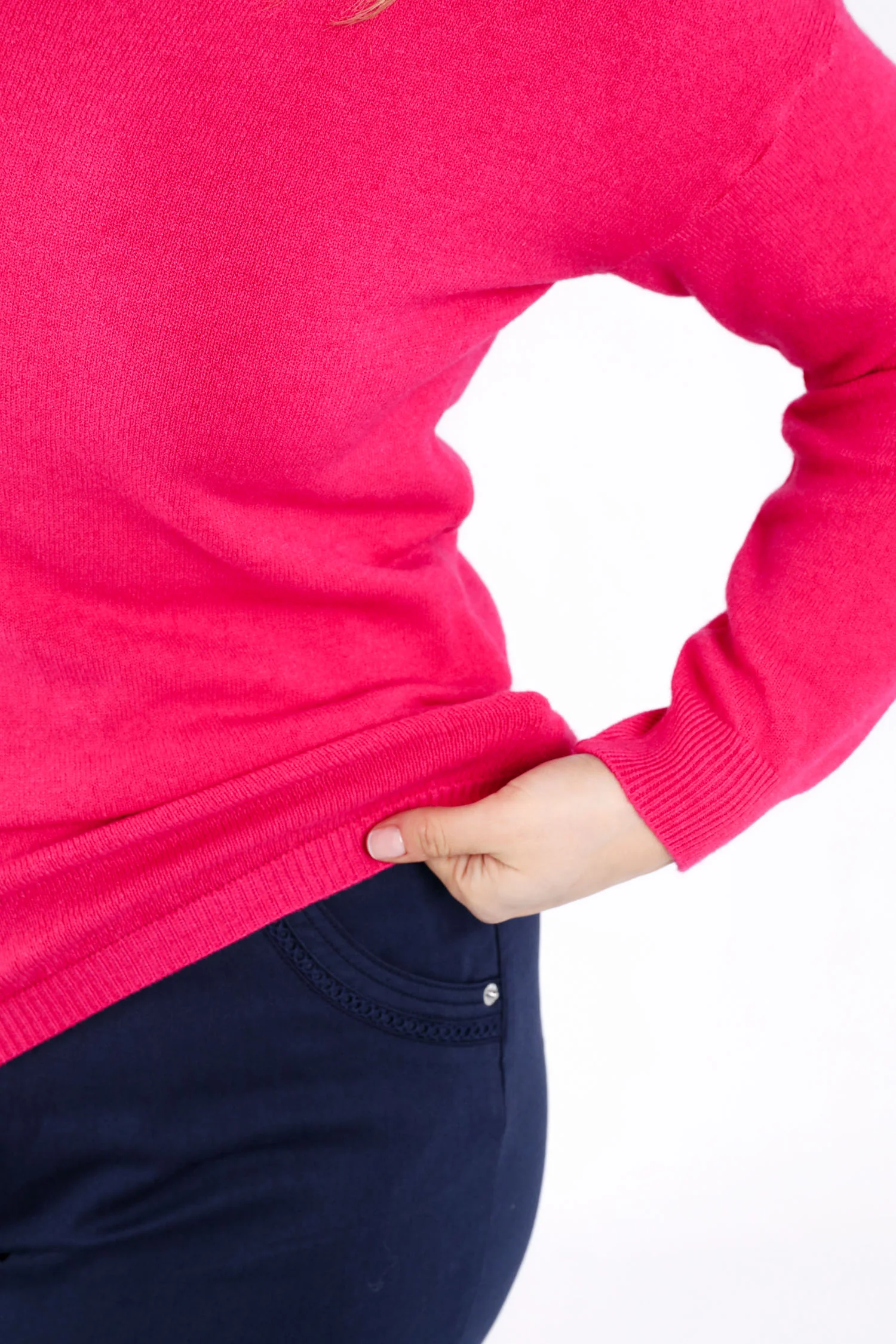 Pull en viscose uni - Image 4