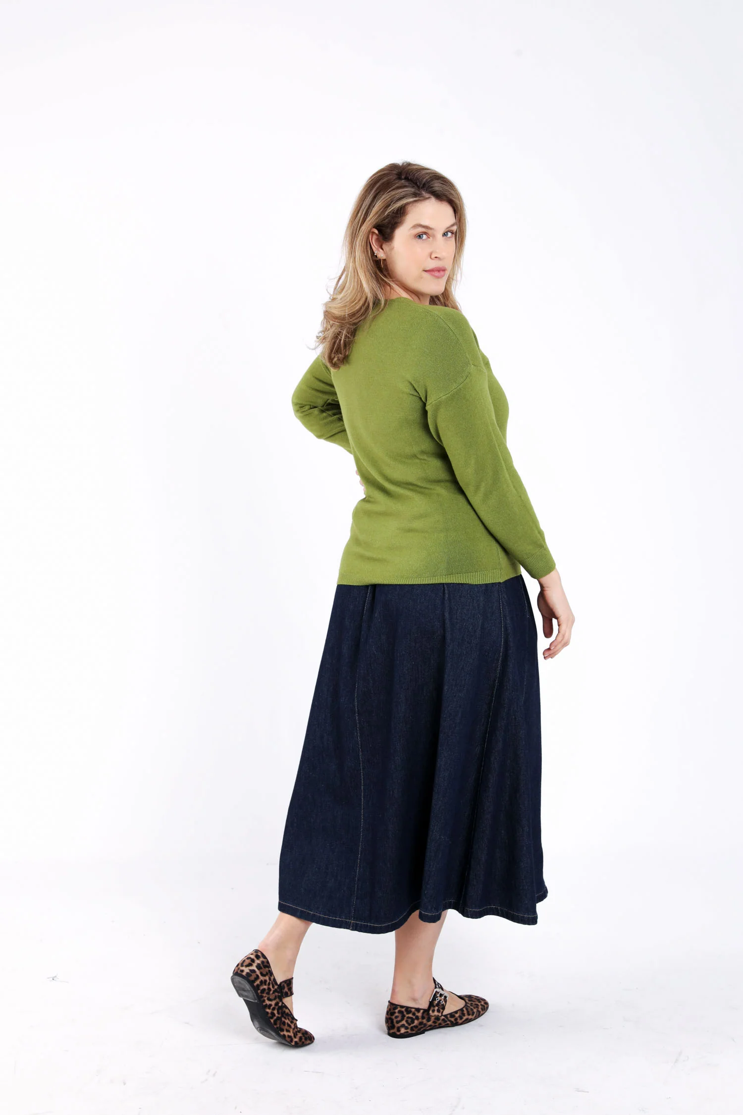Pull en viscose uni - Image 2