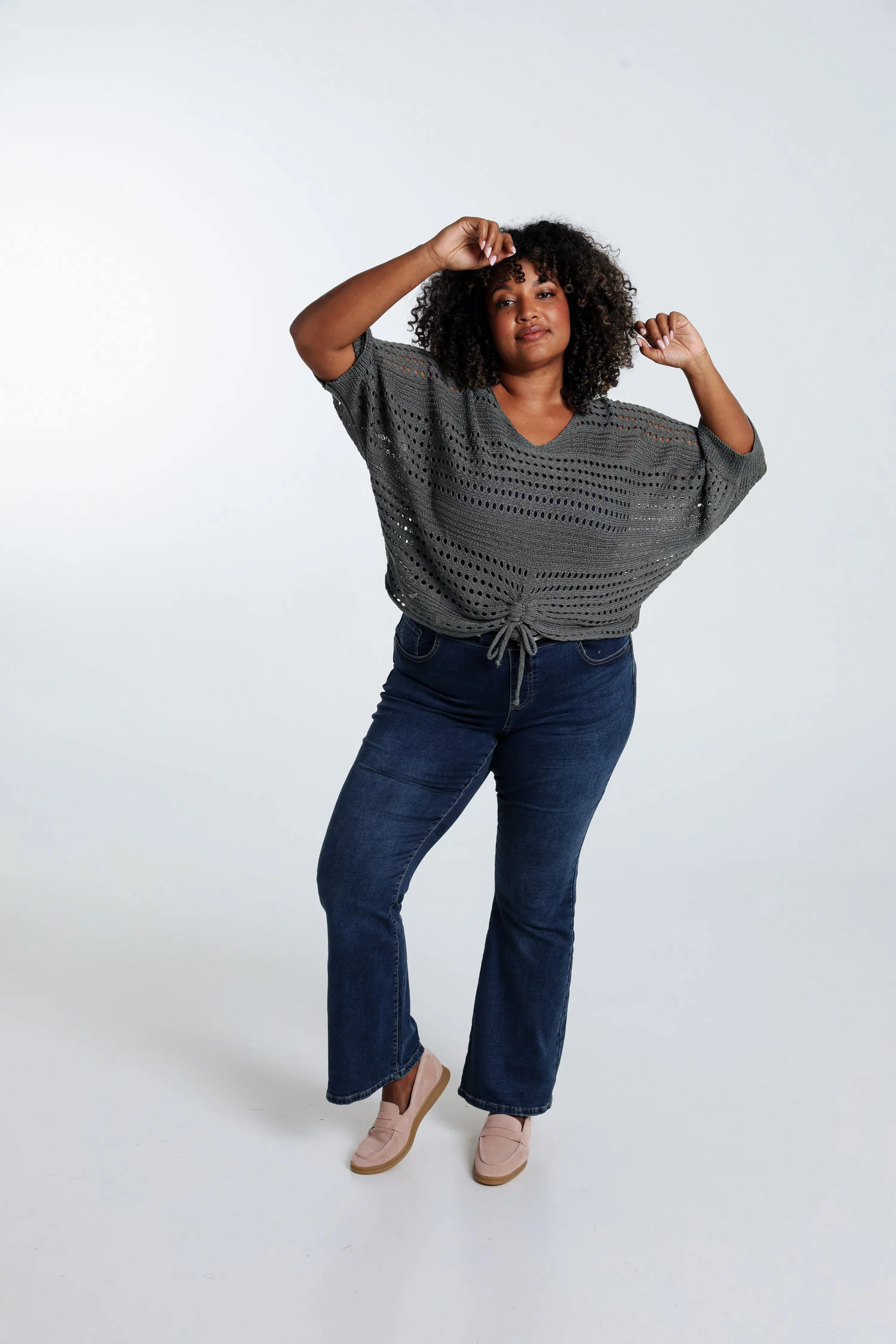 Pull filet rayé en viscose - Image 20