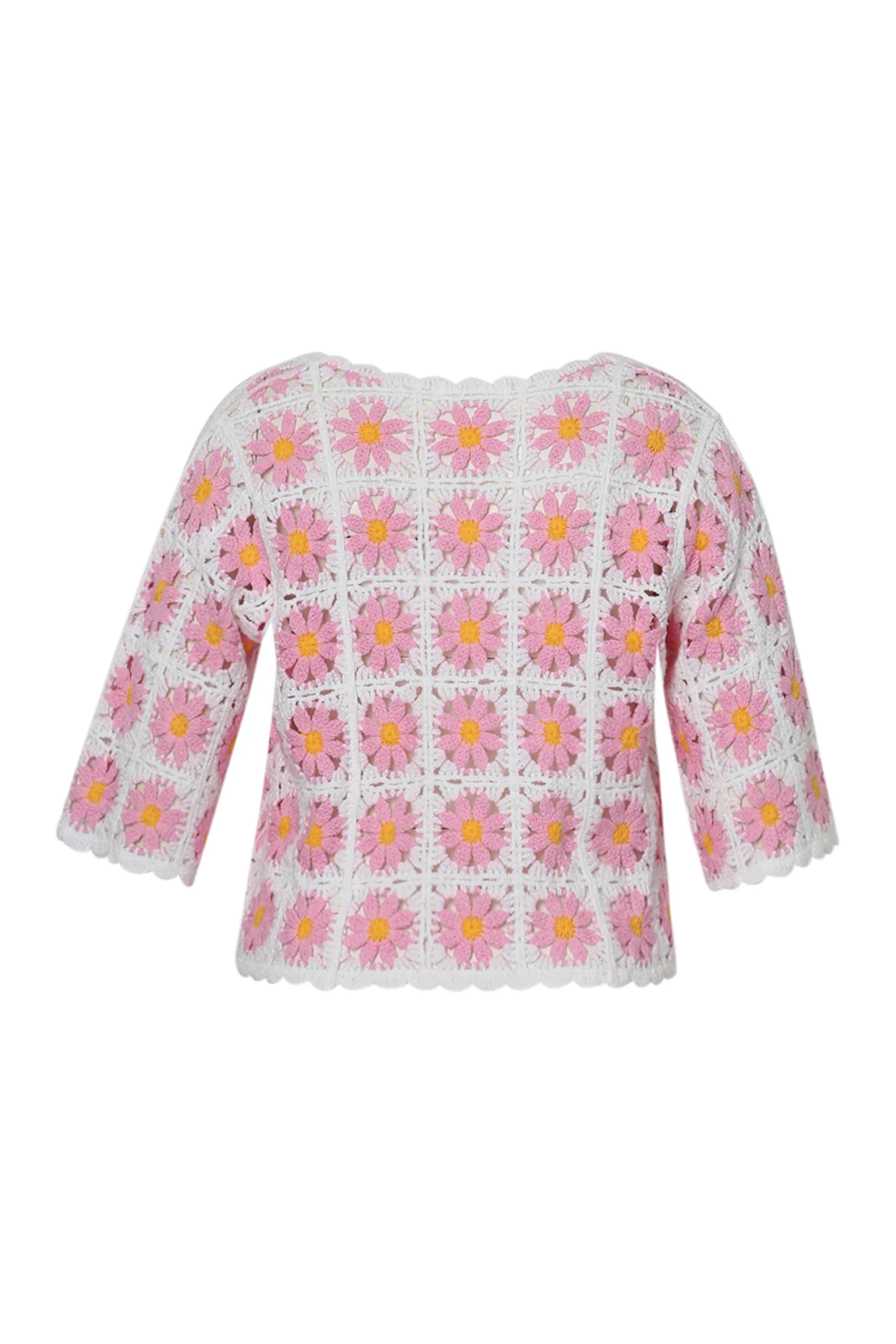 Pull macramé bicolore - Image 11