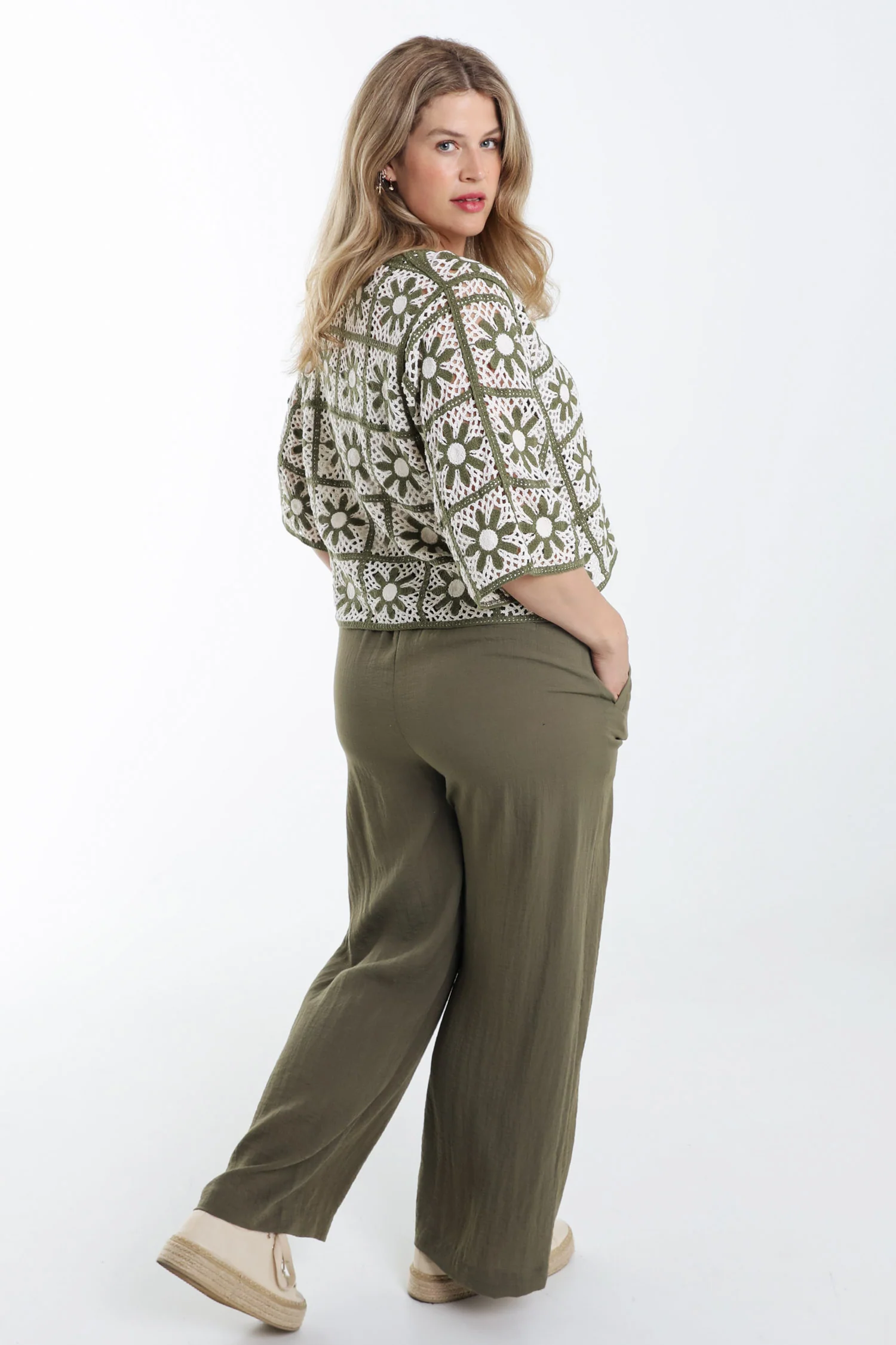 Pull macramé bicolore - Image 13