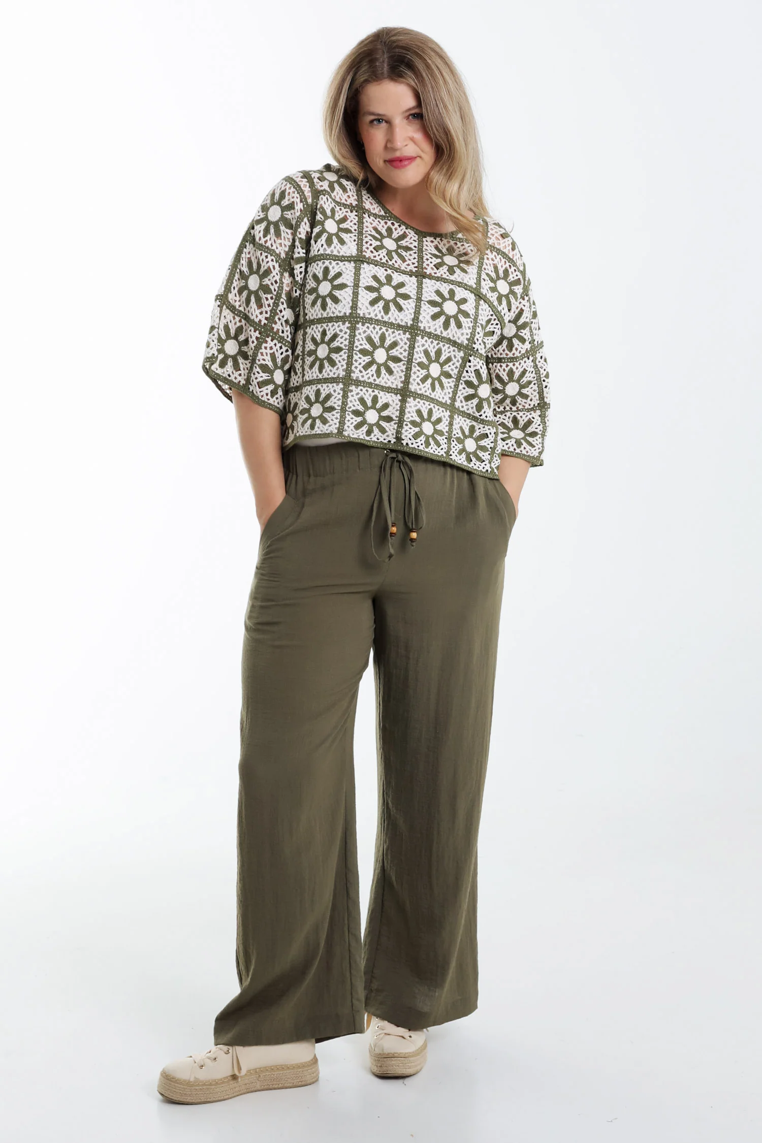 Pull macramé bicolore - Image 18