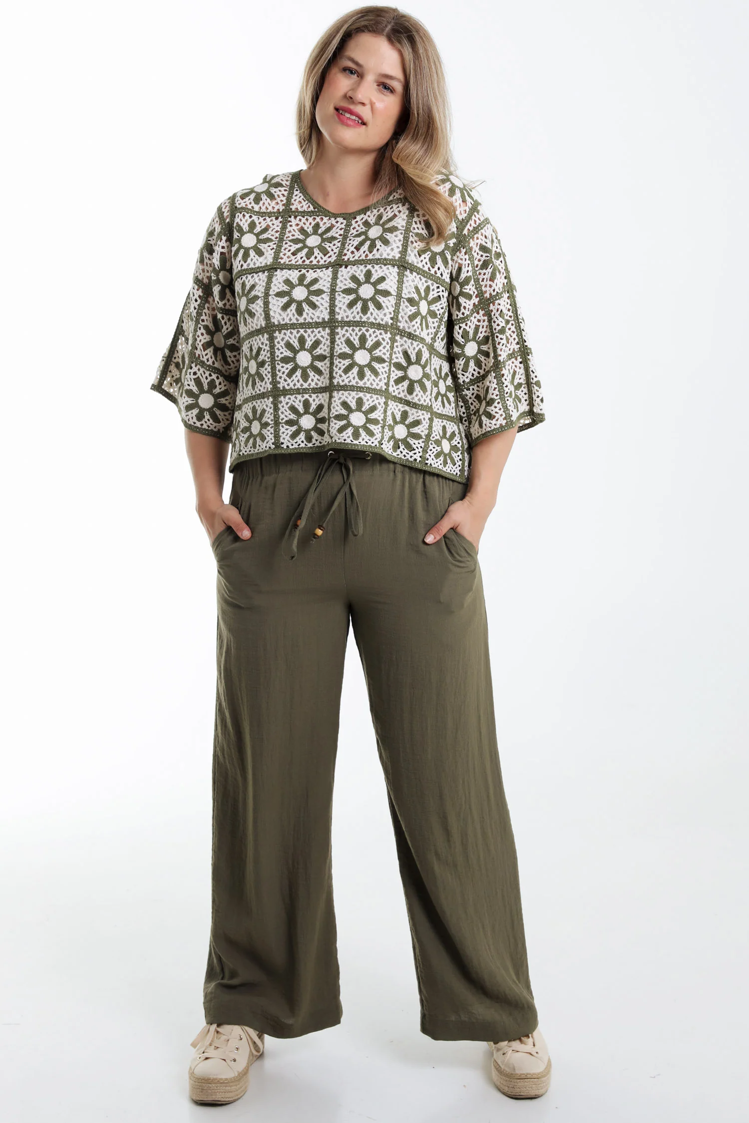 Pull macramé bicolore - Image 19