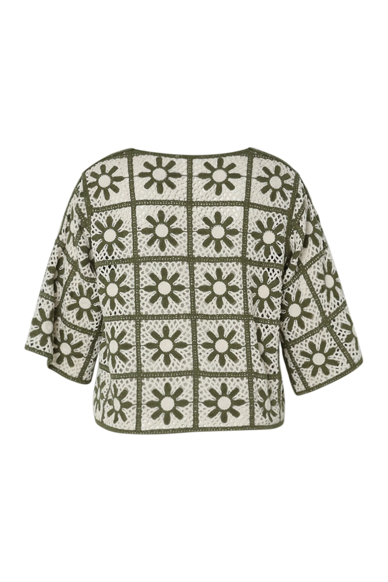 Pull macramé bicolore - Image 22