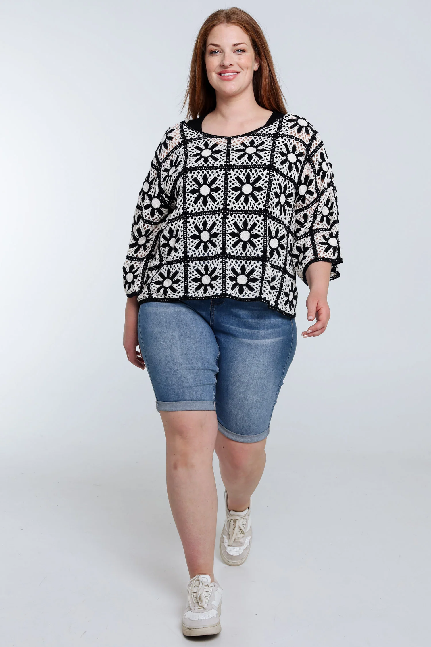 Pull macramé bicolore - Image 31