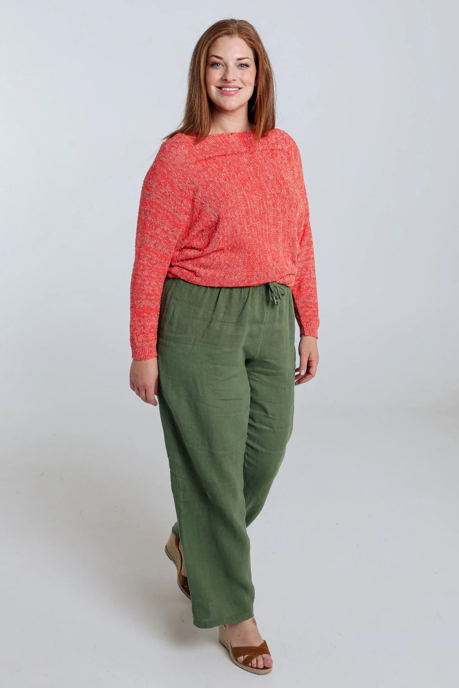 Pull maille fantaisie uni - Image 7