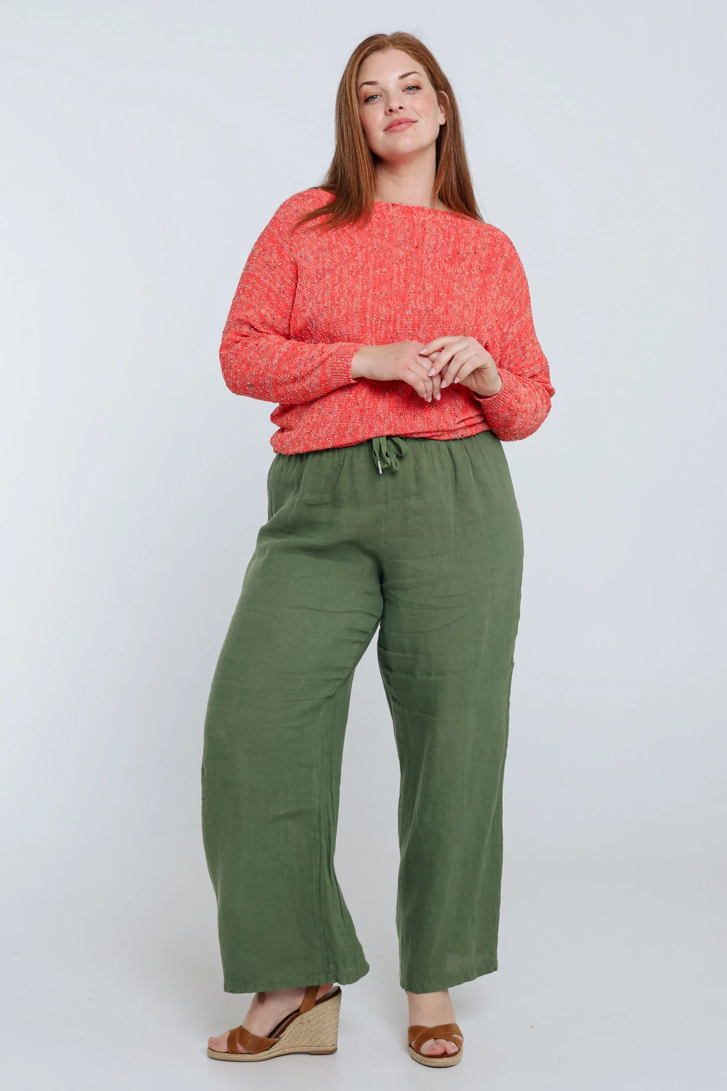 Pull maille fantaisie uni - Image 9