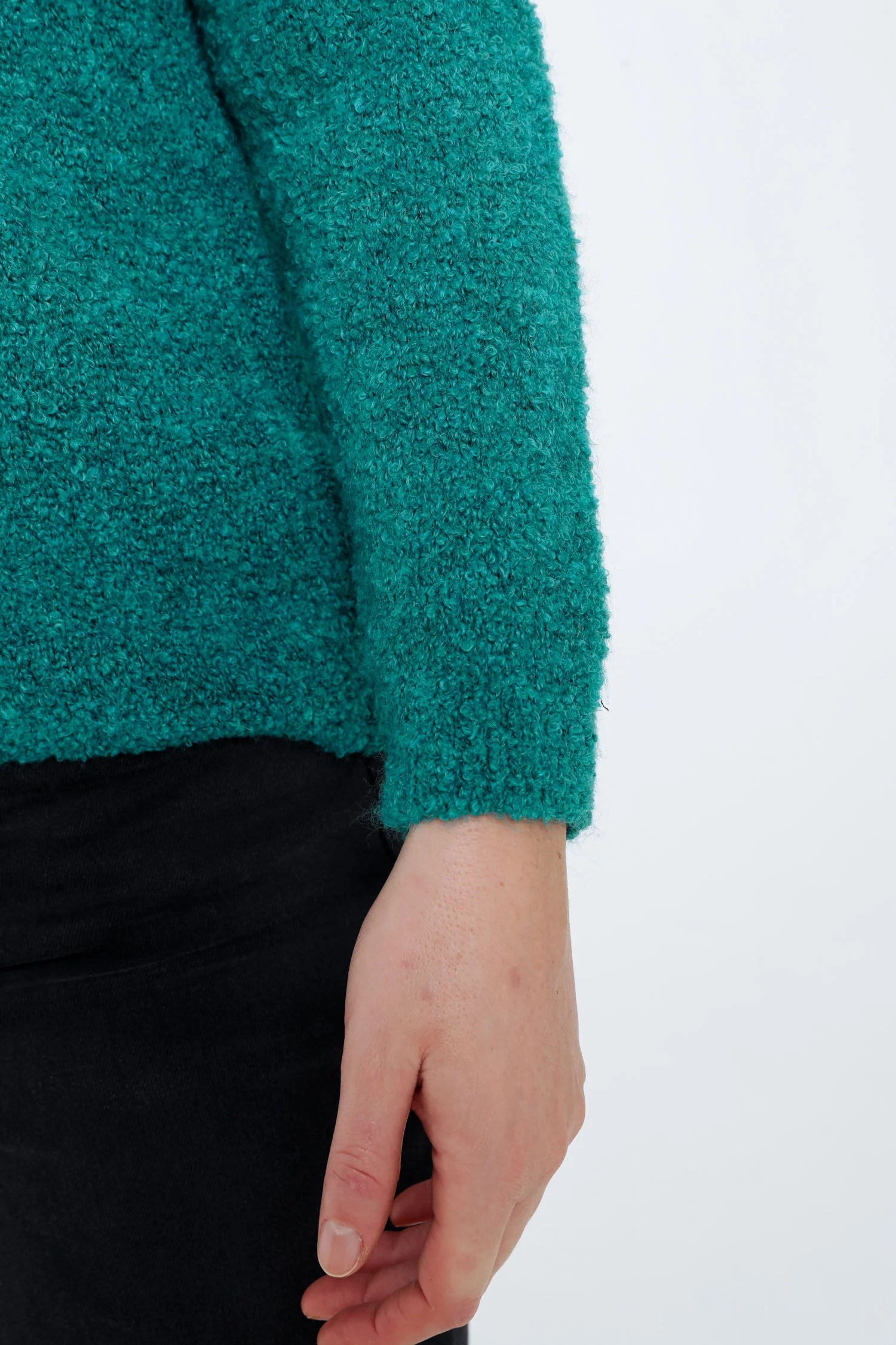 Pull maille bouclette uni - Image 16