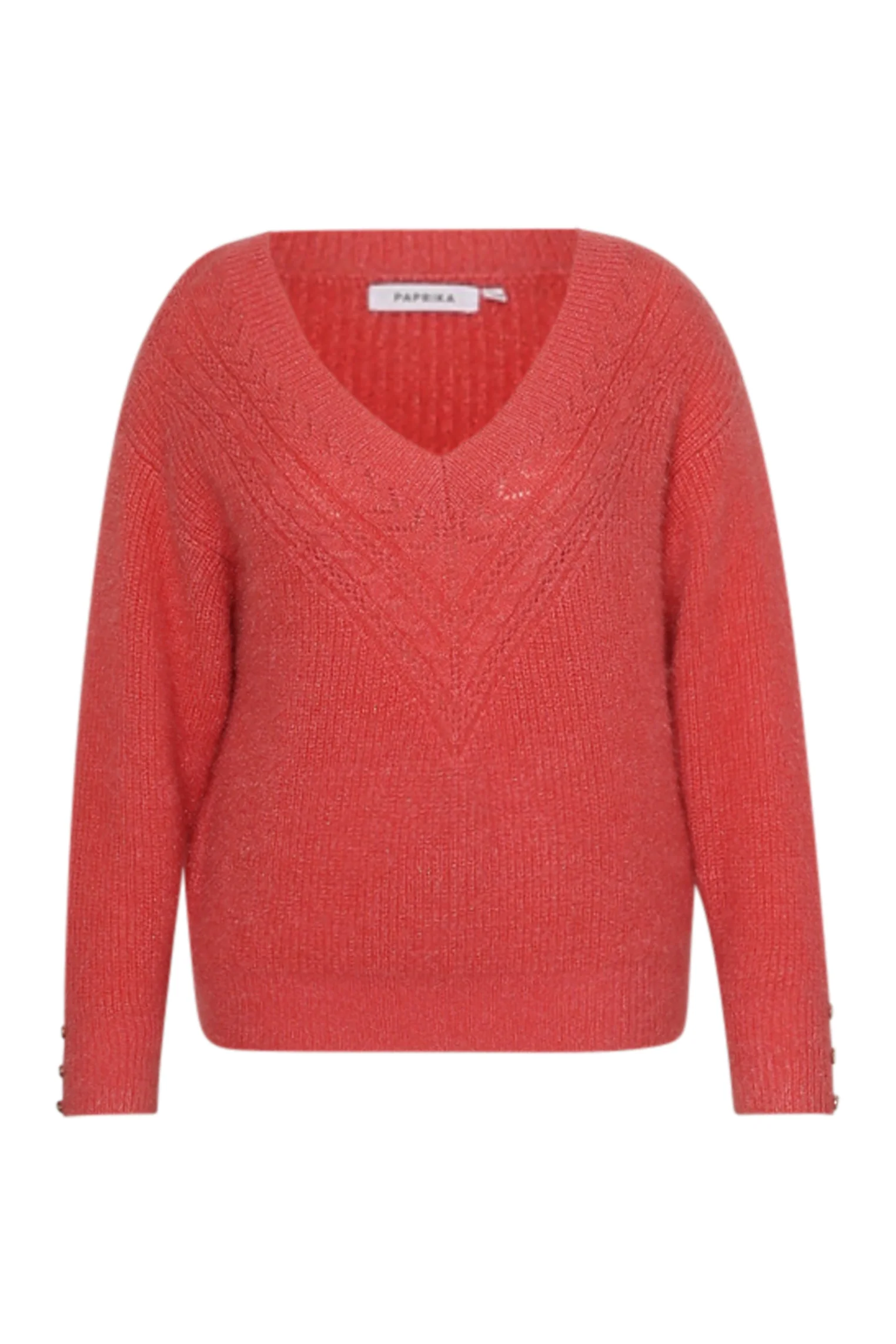 Pull maille poilue uni - Image 7
