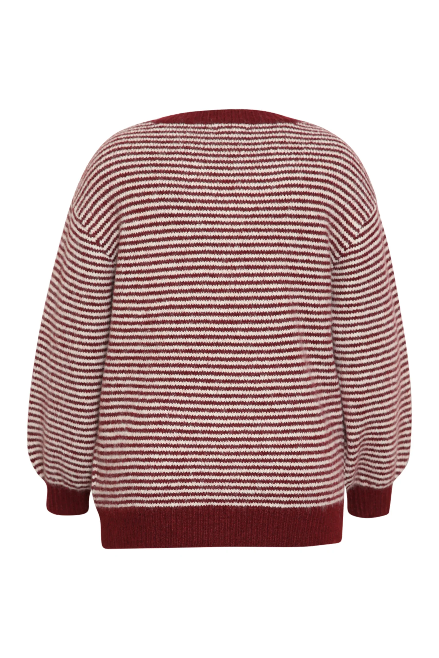 Pull rayé avec broderies - Image 10
