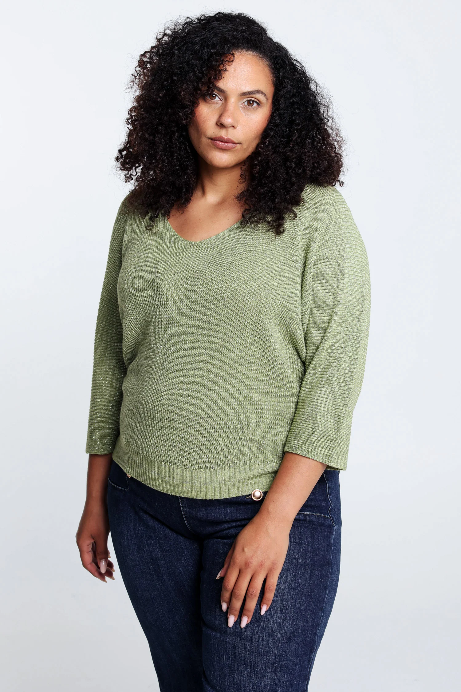 Pull  uni avec lurex - Image 12