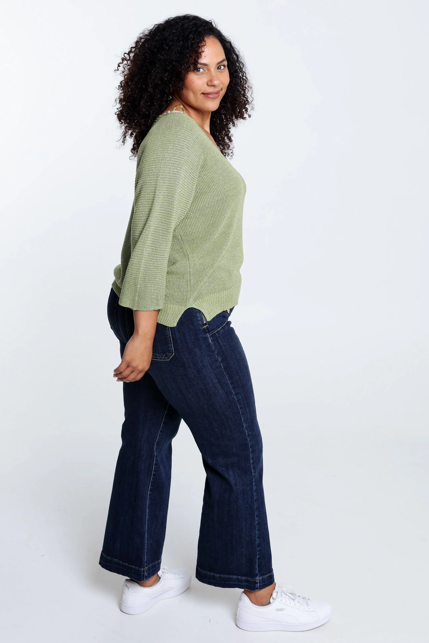 Pull  uni avec lurex - Image 13