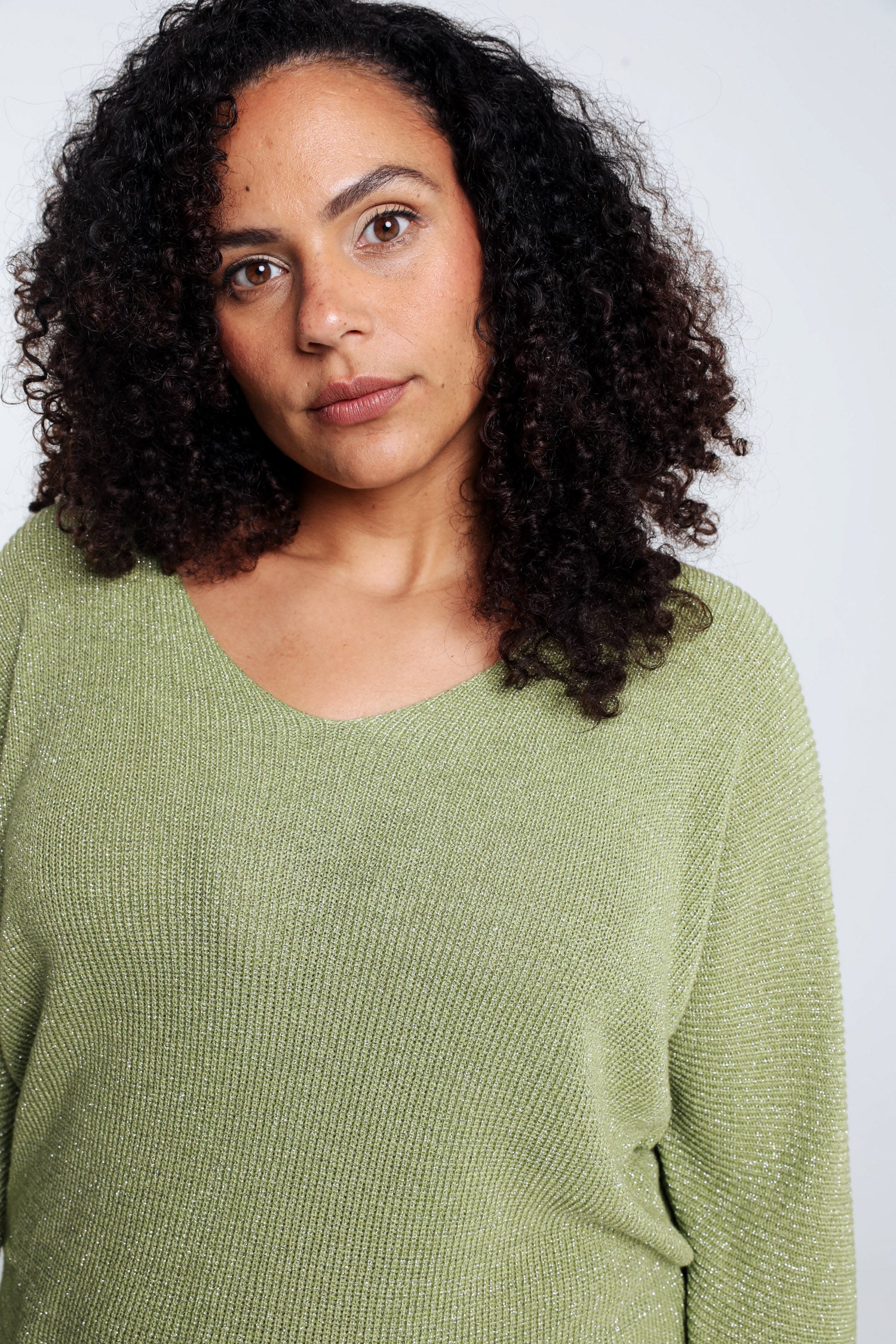 Pull  uni avec lurex - Image 14