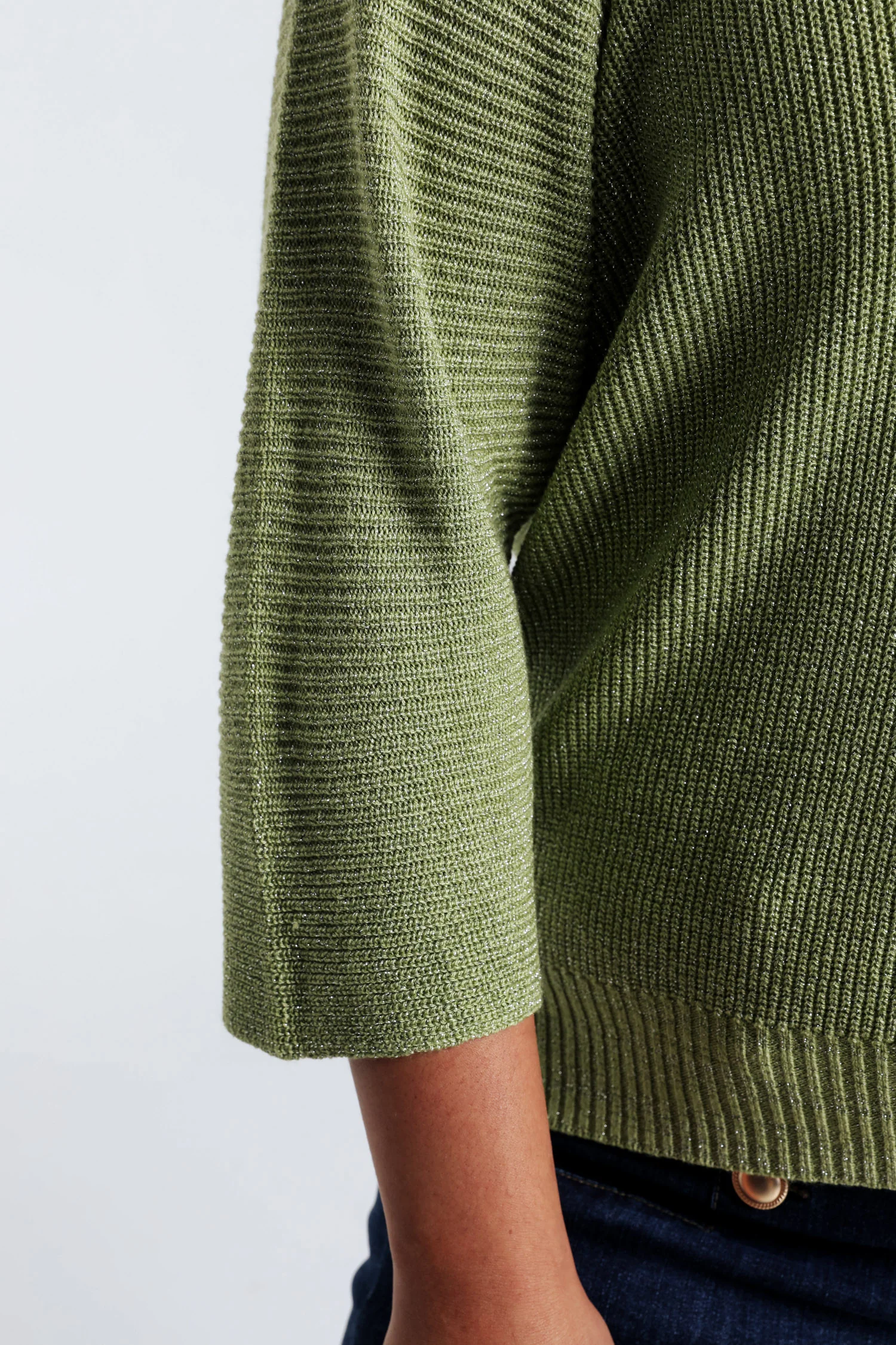 Pull  uni avec lurex - Image 16
