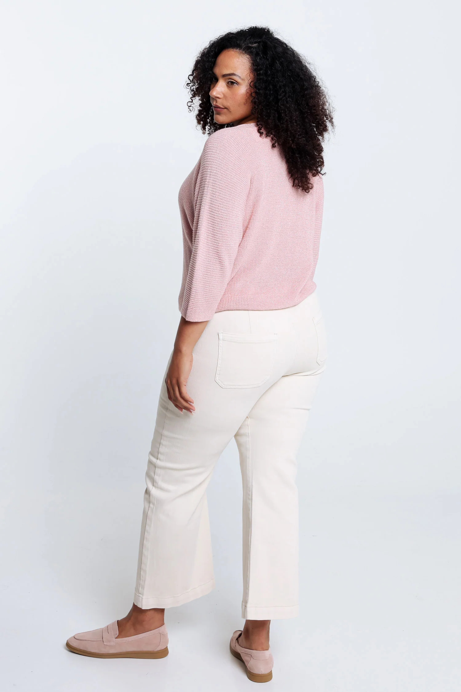 Pull  uni avec lurex - Image 2