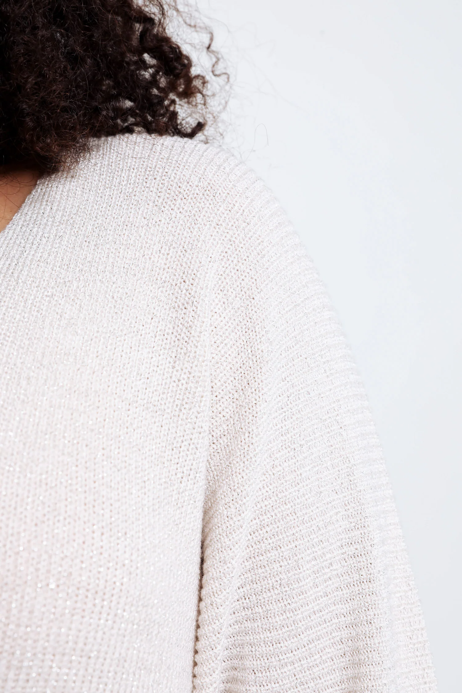 Pull  uni avec lurex - Image 25