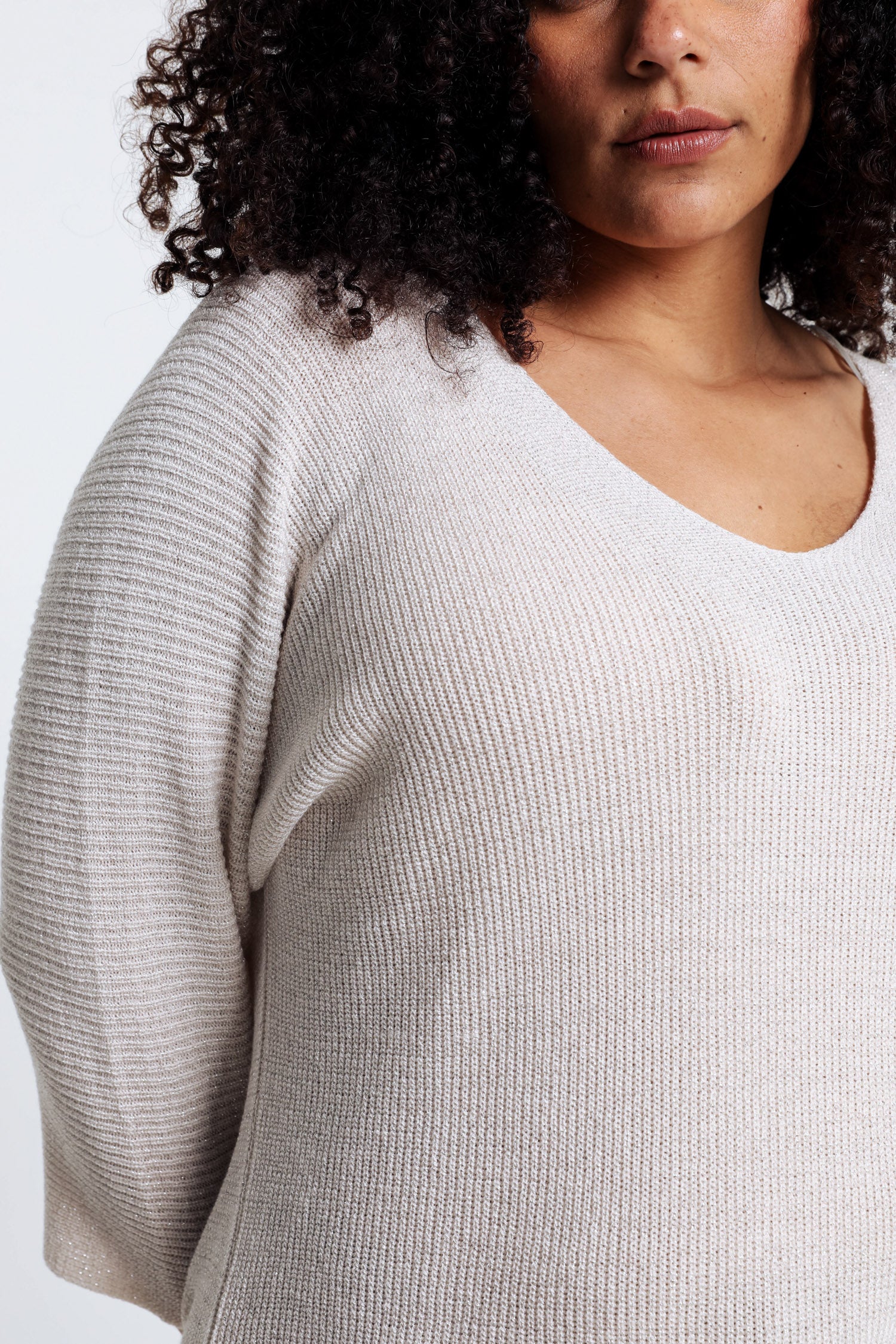 Pull  uni avec lurex - Image 27