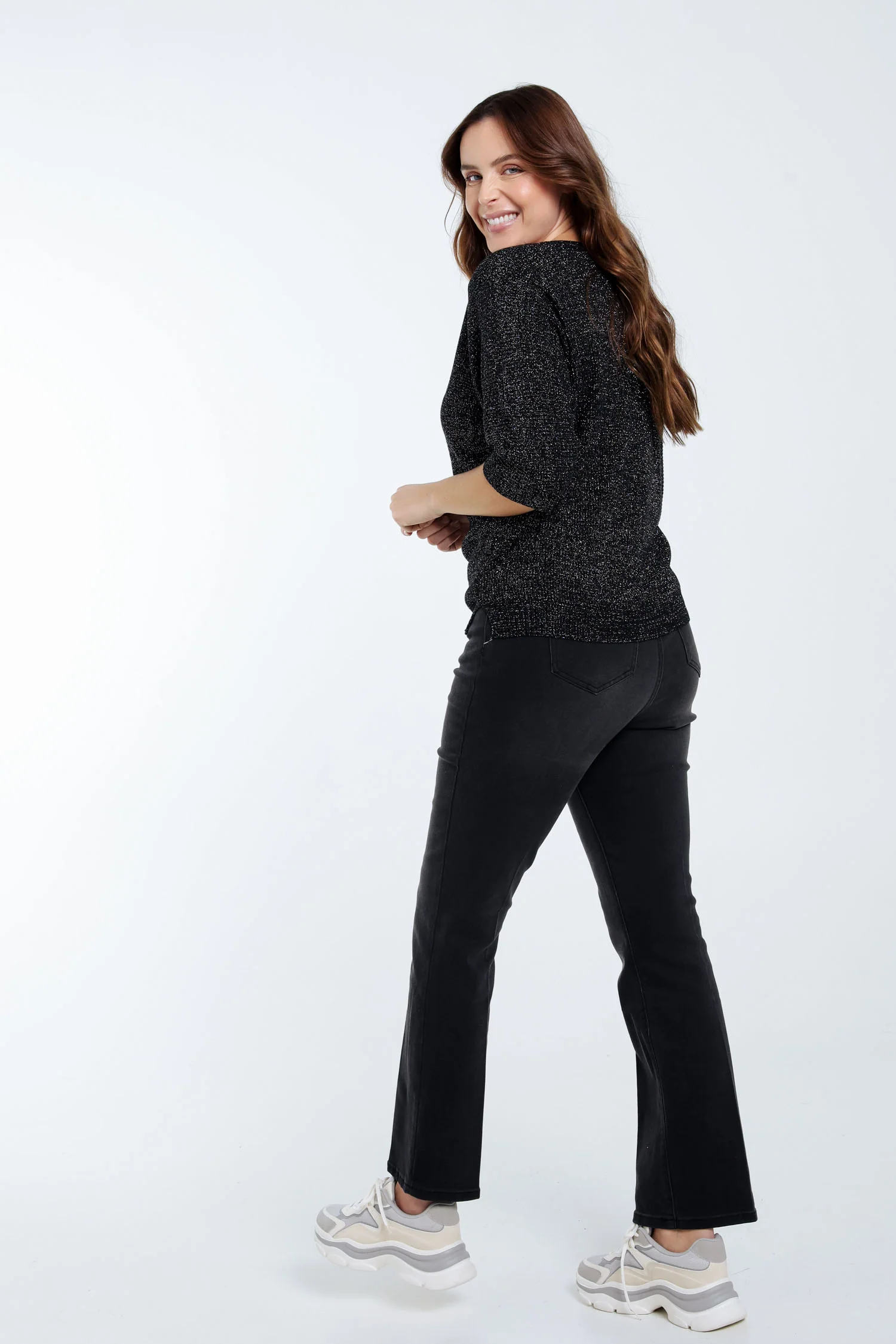 Pull uni avec lurex - Image 13