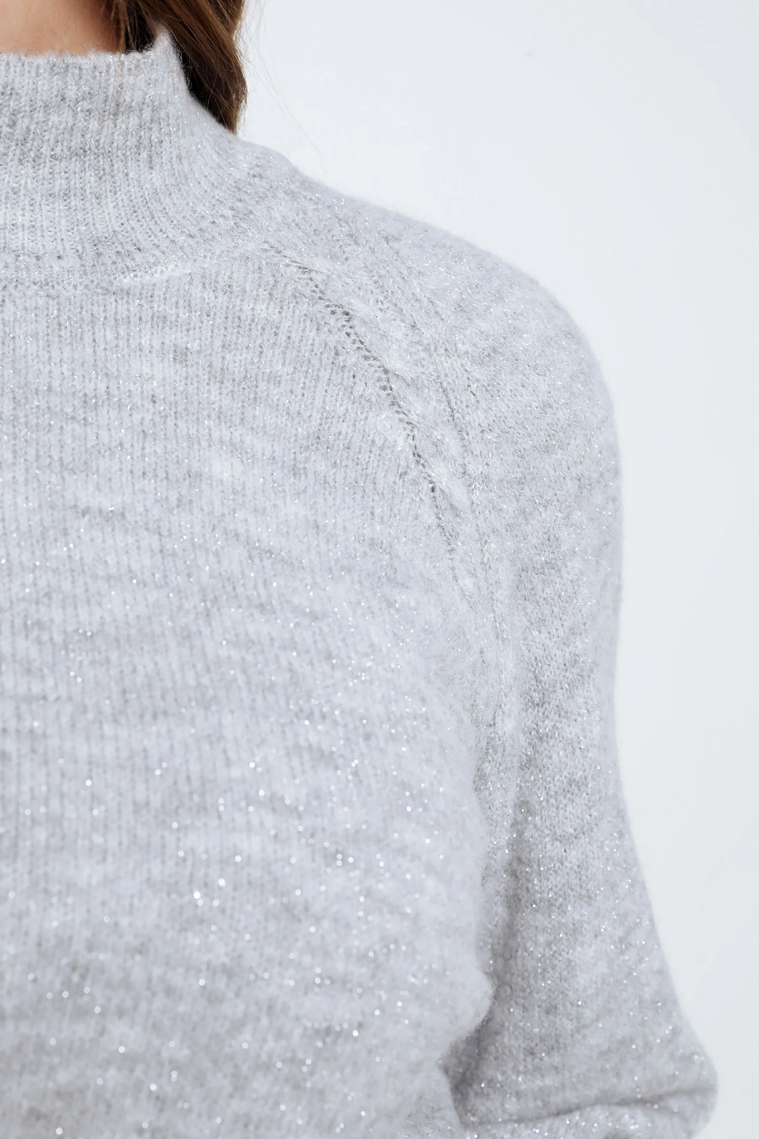 Pull uni avec lurex - Image 3