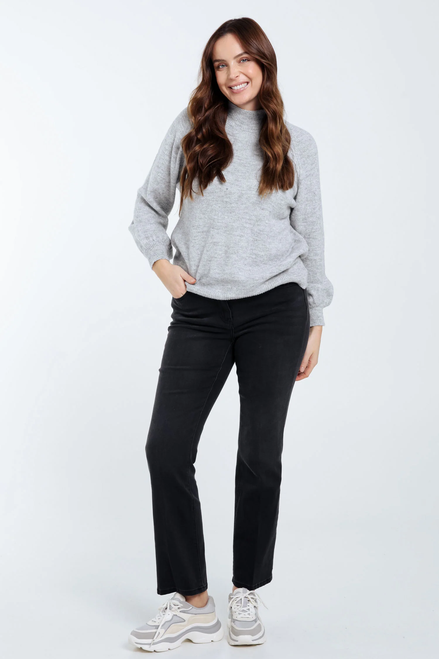 Pull uni avec lurex - Image 7