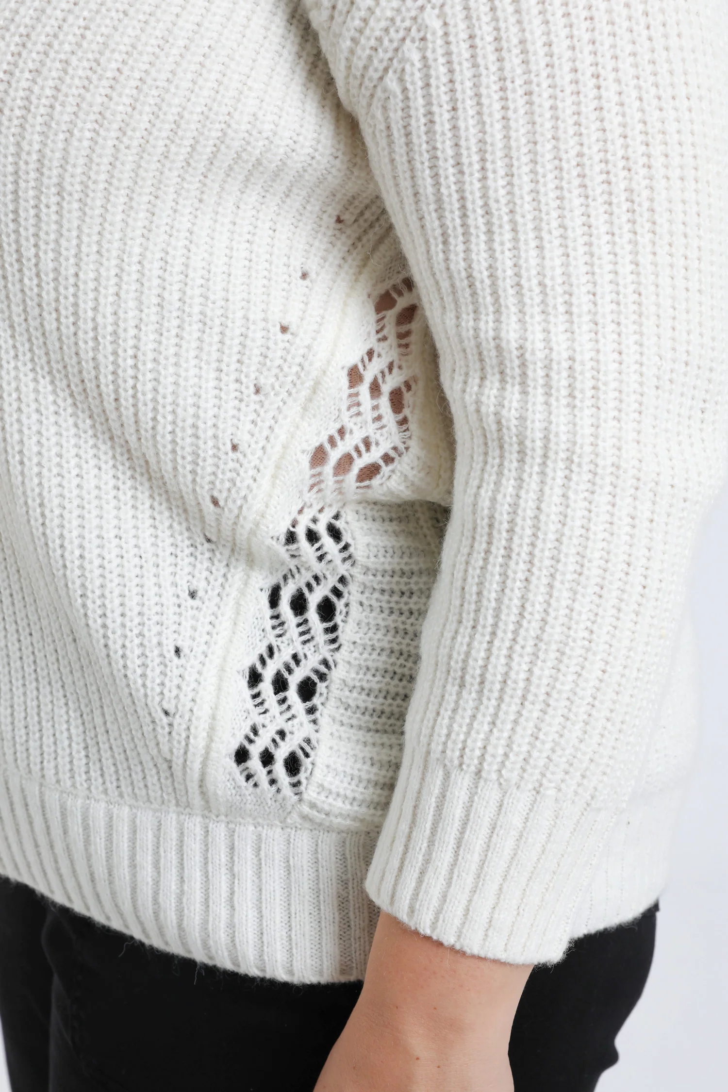 Pull uni col zippé - Image 5