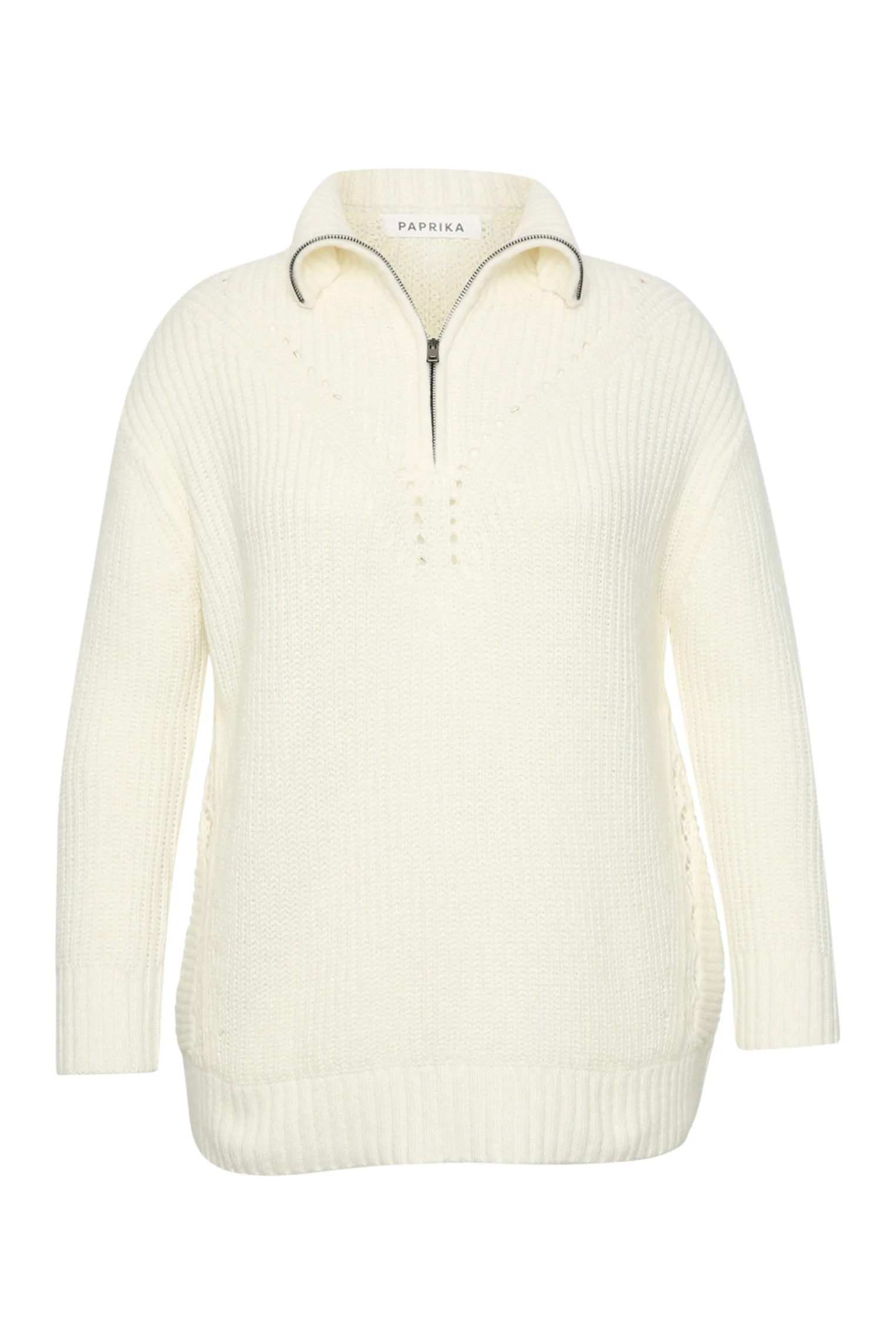 Pull uni col zippé - Image 9