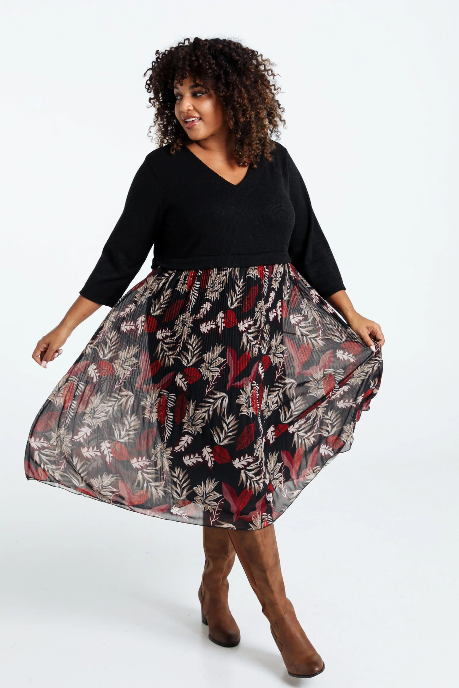 Robe 2 en 1 en maille chaude - Image 7