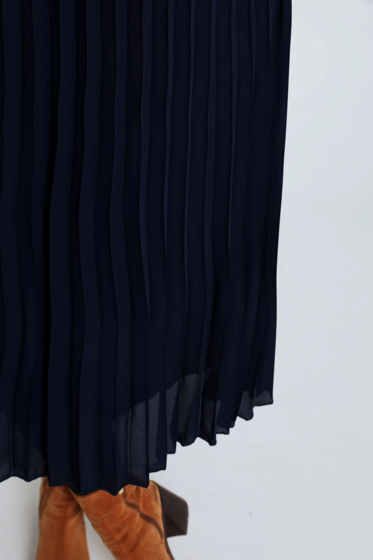 Robe 2 en 1 marinière et bas plissé - Image 5