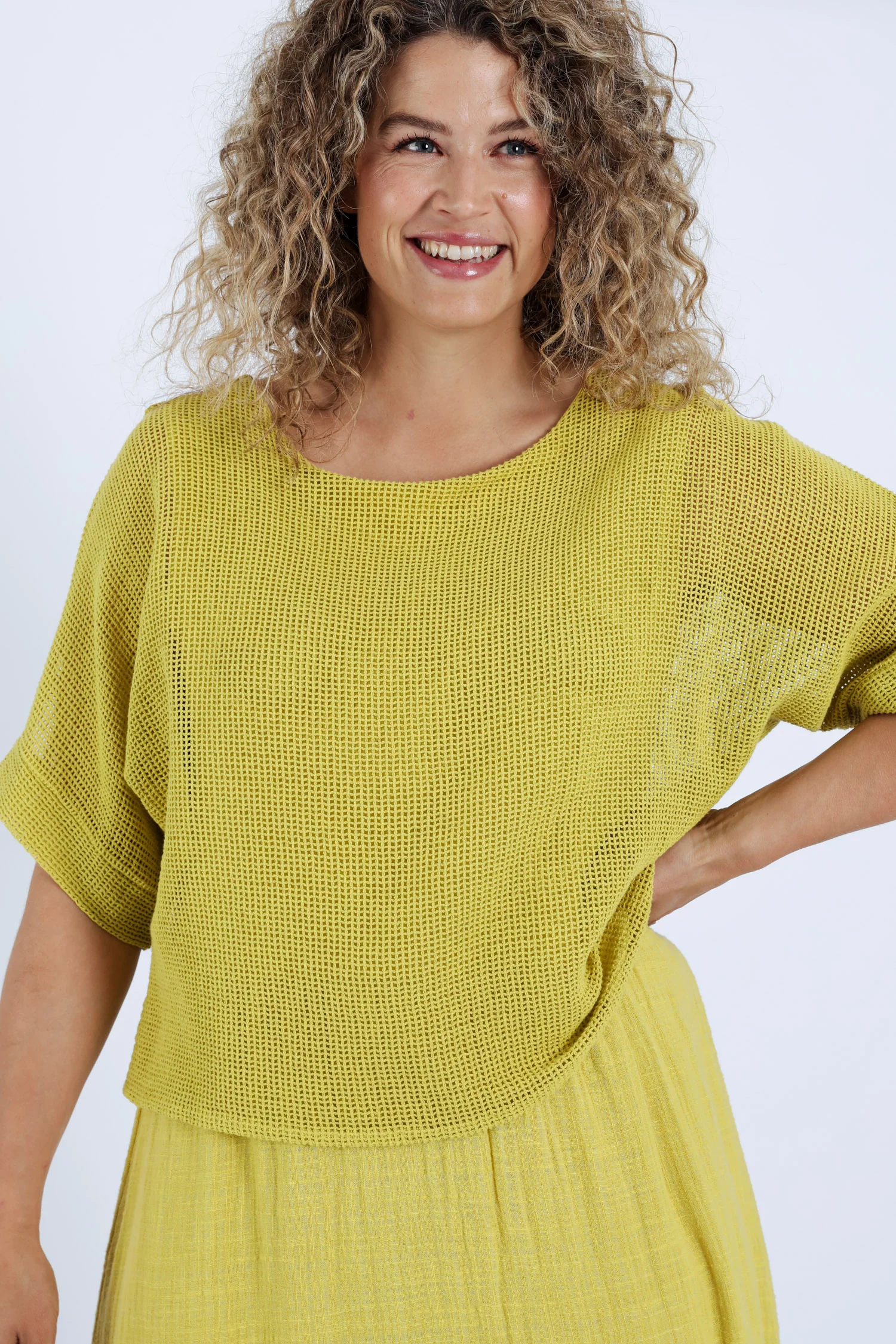 Robe 2en 1 en gaze de coton unie - Image 14