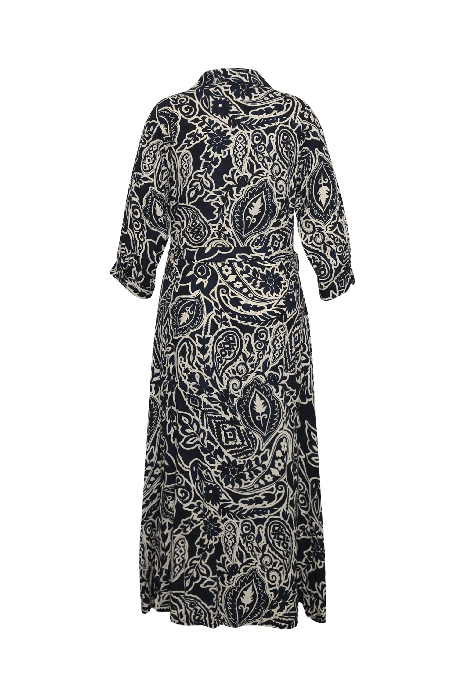 Robe chemise en viscose imprimé cachemire - Image 11