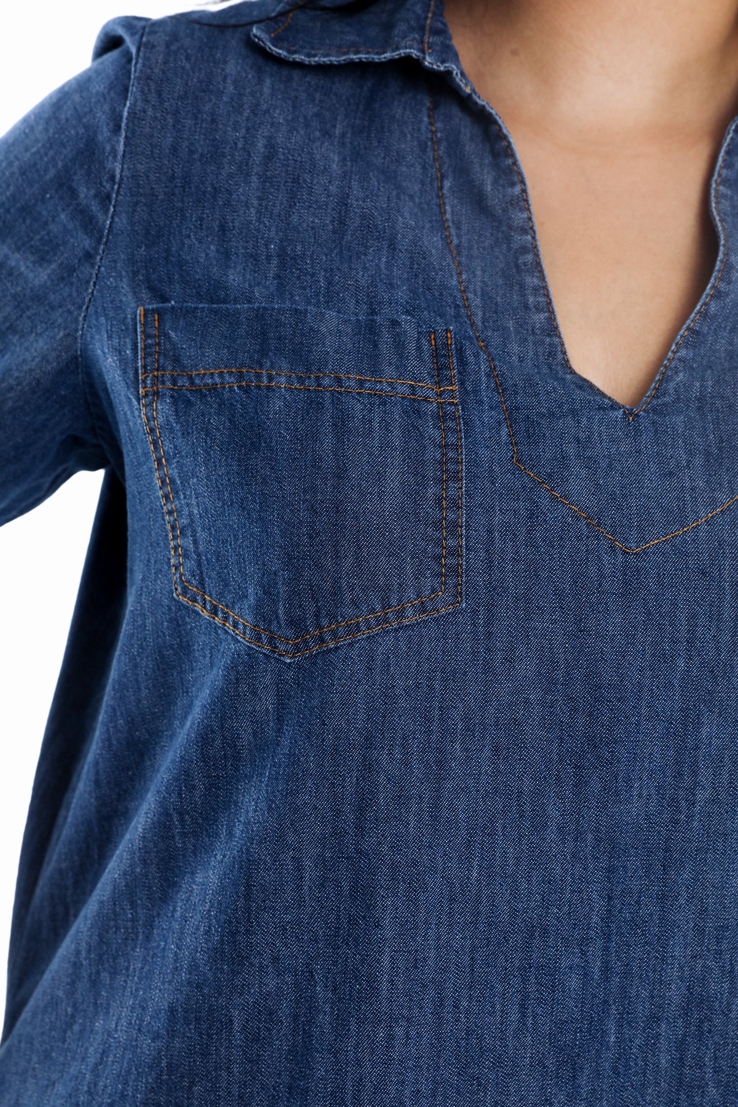 Robe courte en jeans - Image 4