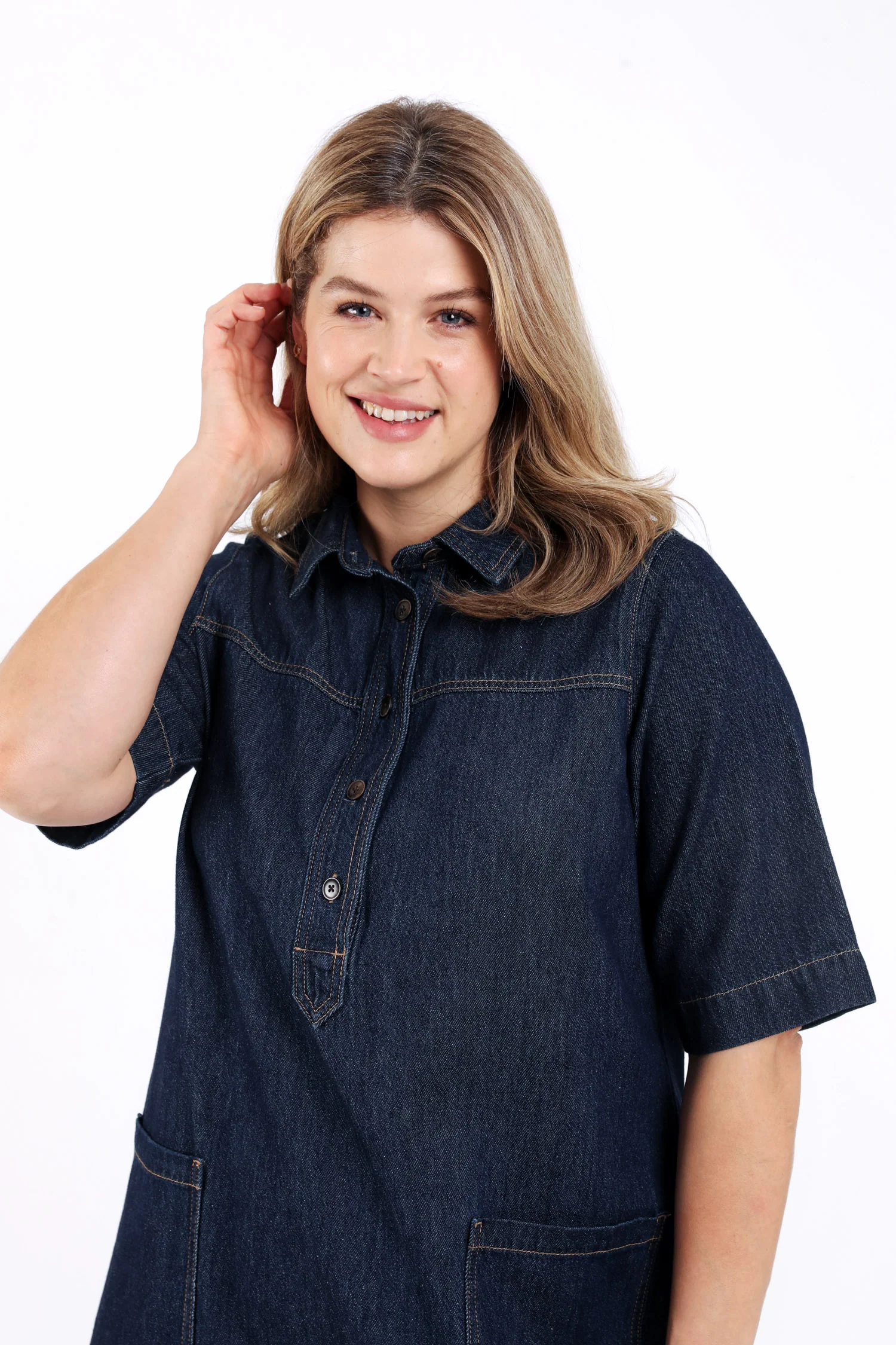Robe courte en jeans - Image 5