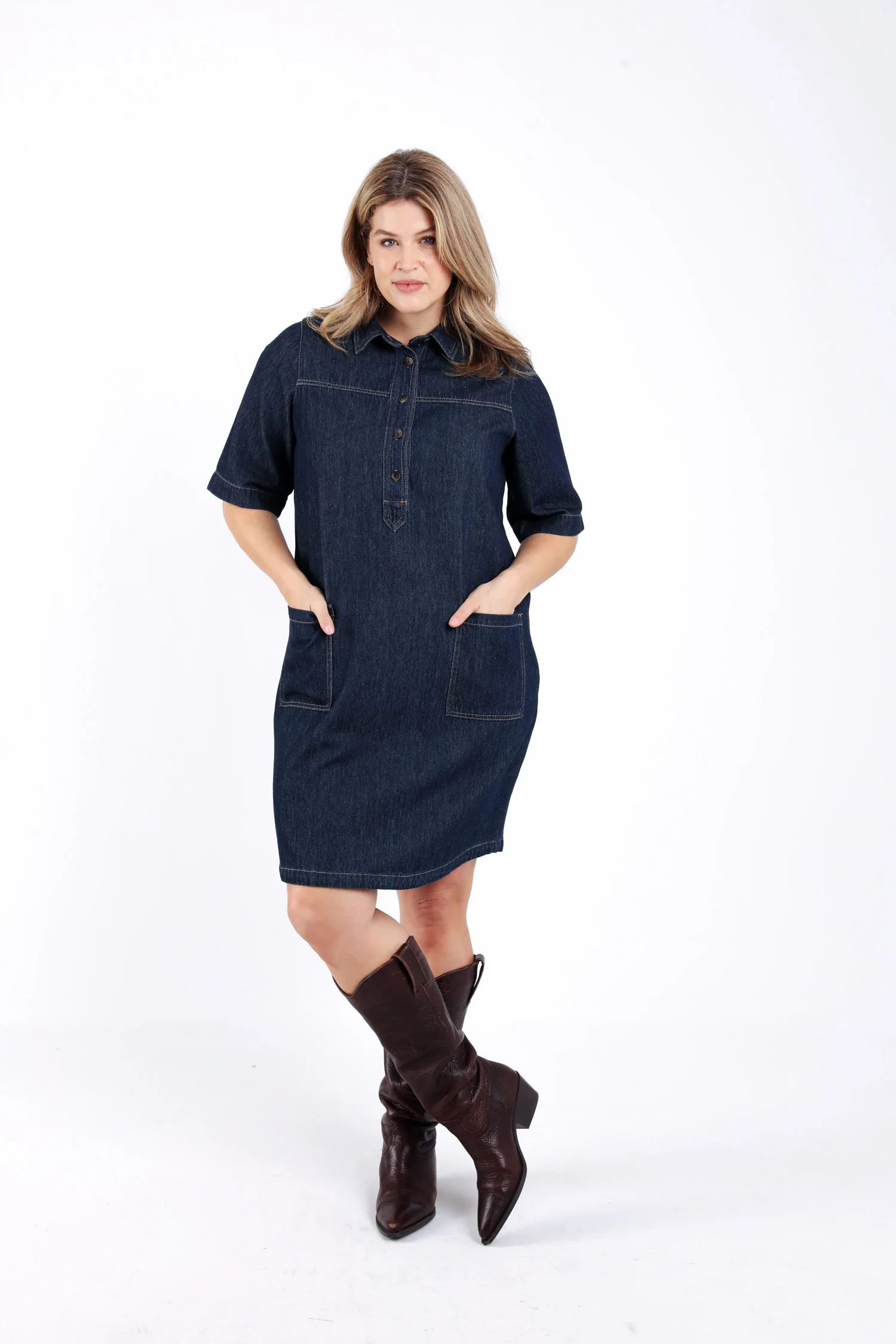 Robe courte en jeans - Image 7