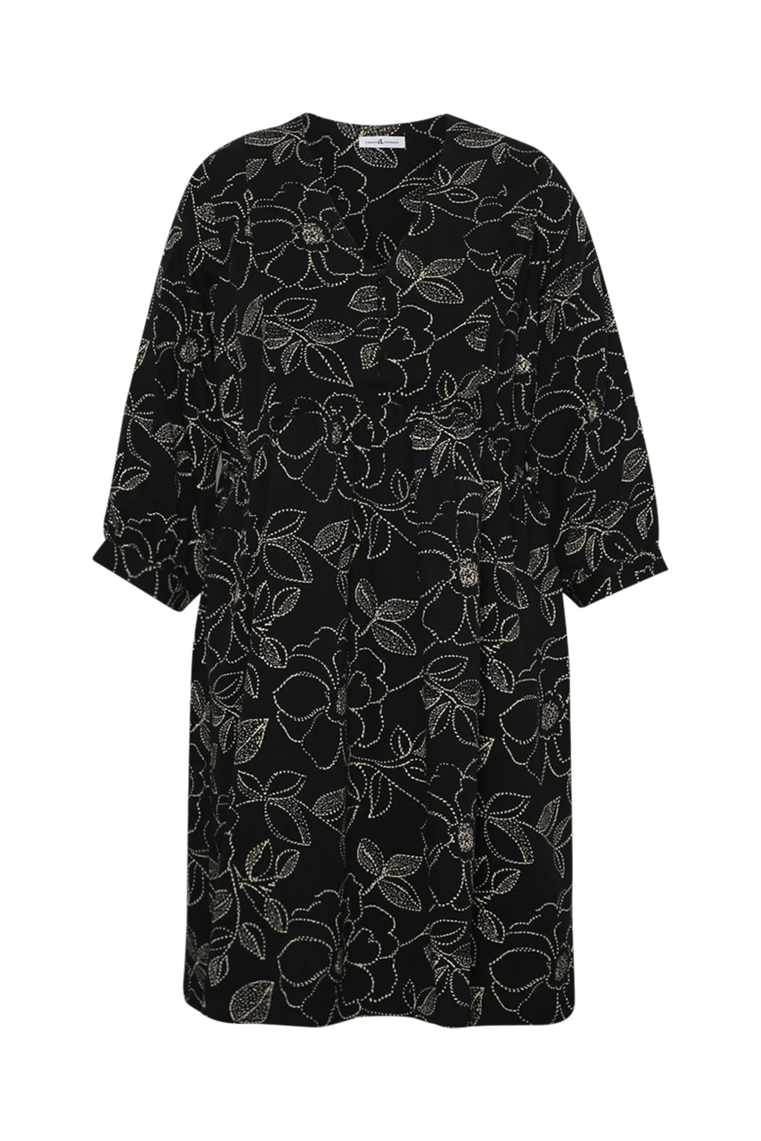 Robe courte en viscose imprimé fleuri - Image 10
