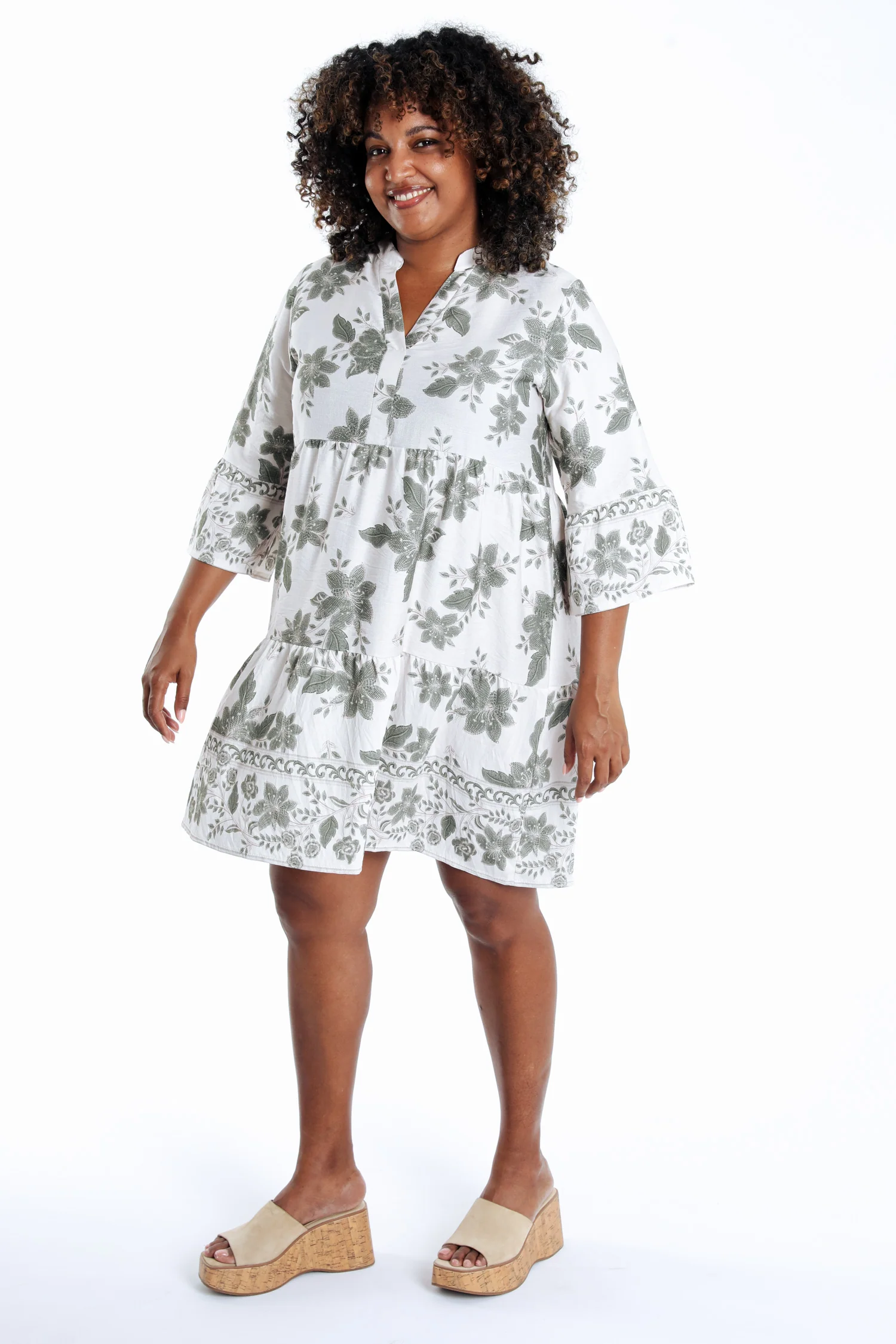 Robe courte en viscose imprimé floral - Image 20