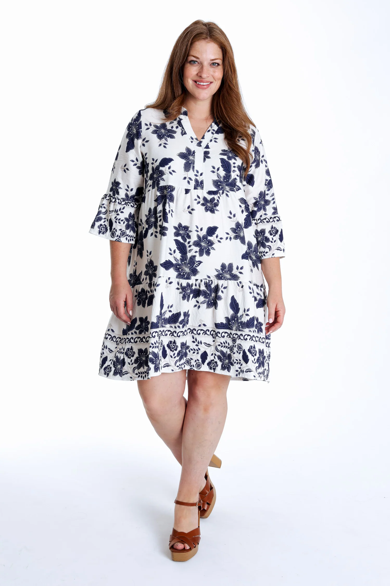 Robe courte en viscose imprimé floral - Image 8