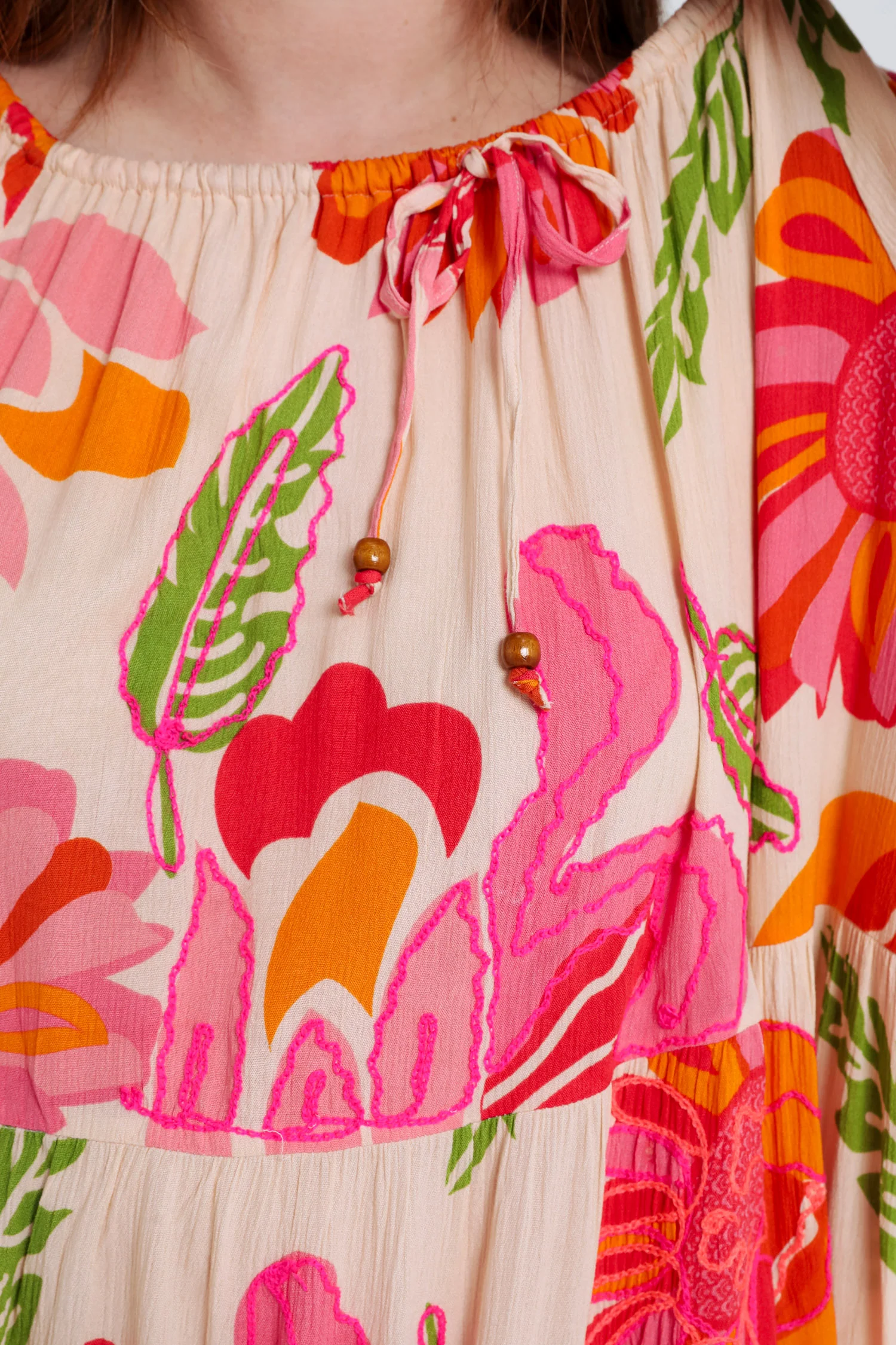 Robe courte en viscose imprimé floral - Image 5