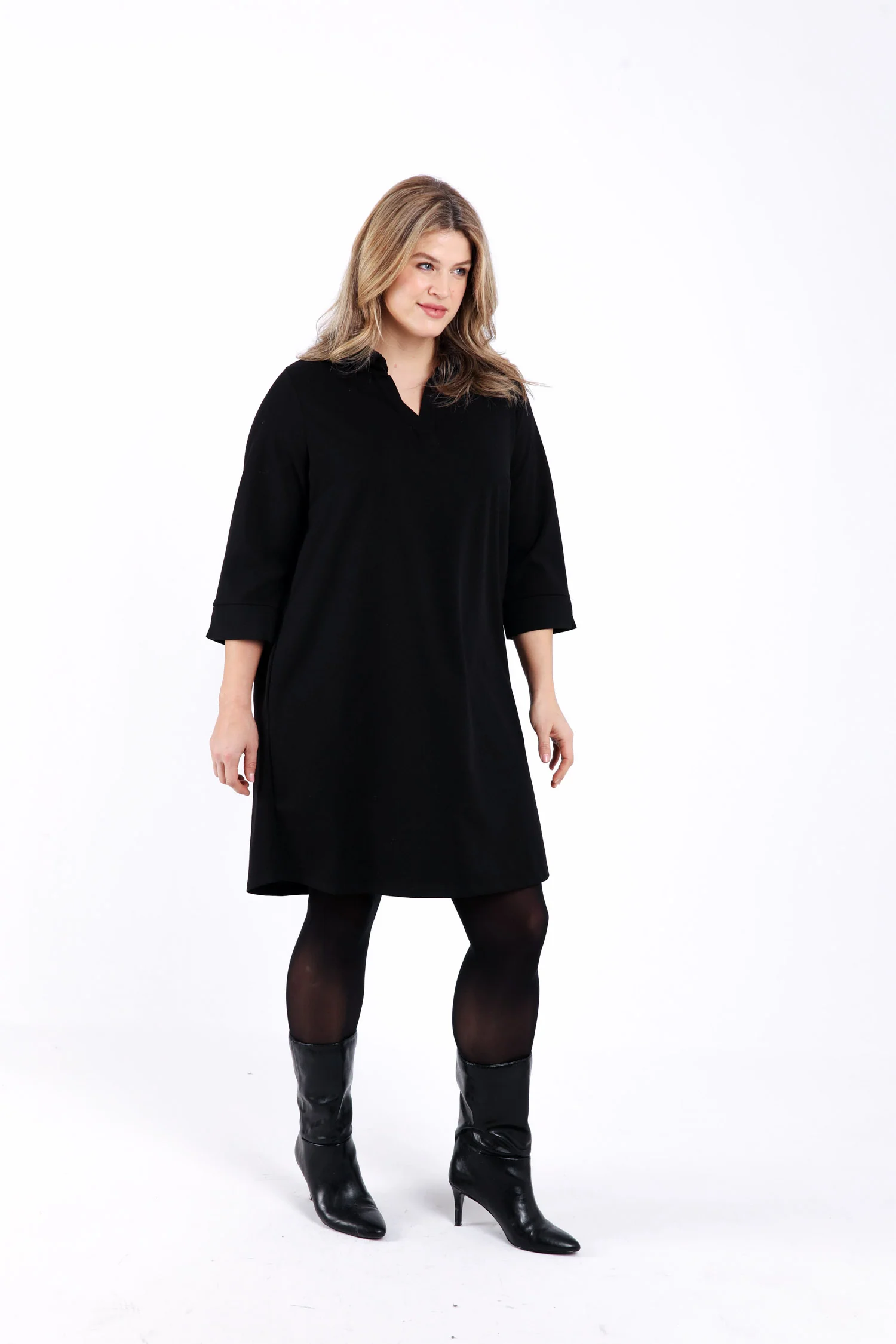 Robe courte unie - Image 8