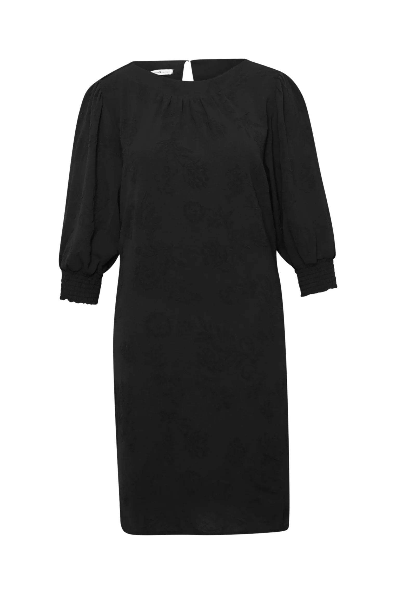 Robe courte unie avec motif en relief - Image 8