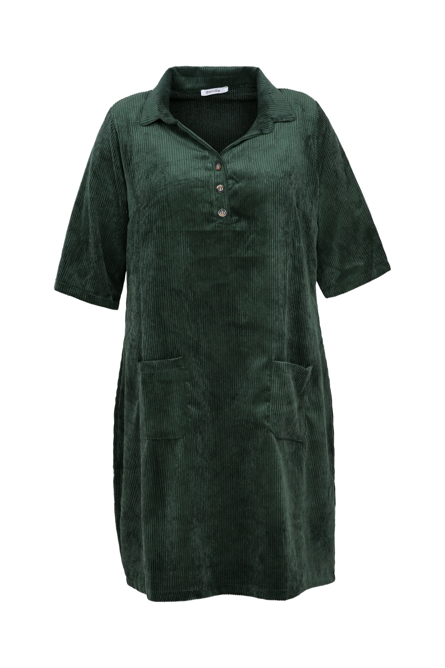 Robe courte unie en velours - Image 43
