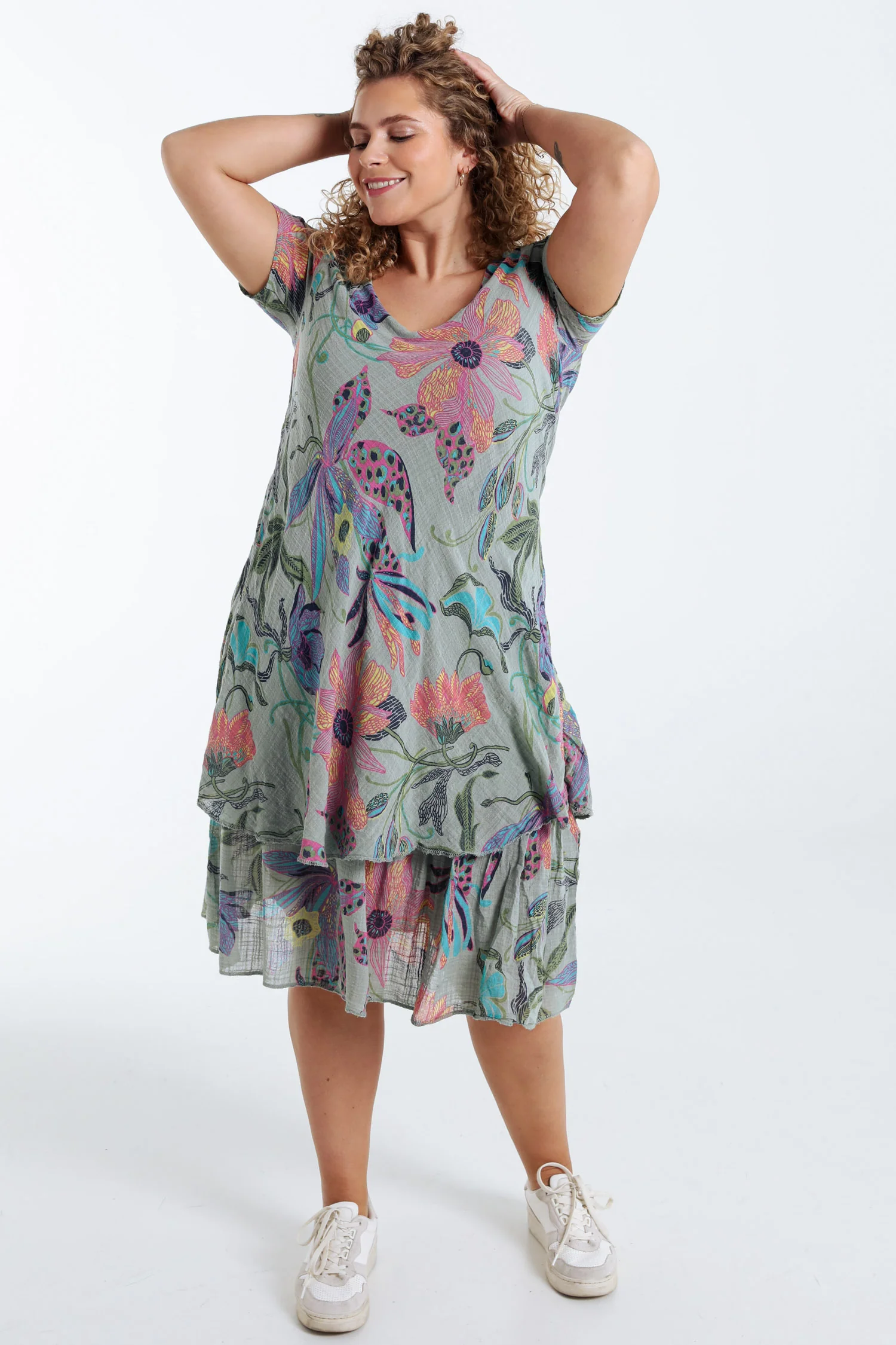 Robe en gaze de coton imprimé floral - Image 31